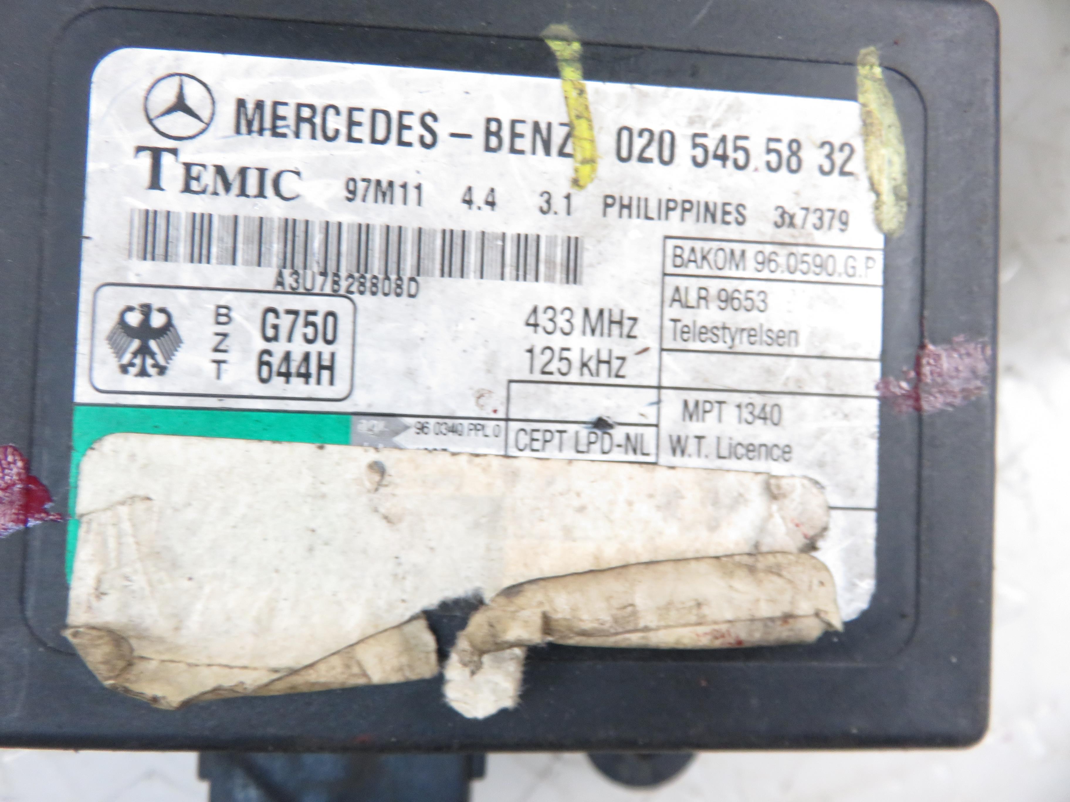 MERCEDES-BENZ V-Class W638, W639 (1996-2003) Блок управления 0205455832 21760762