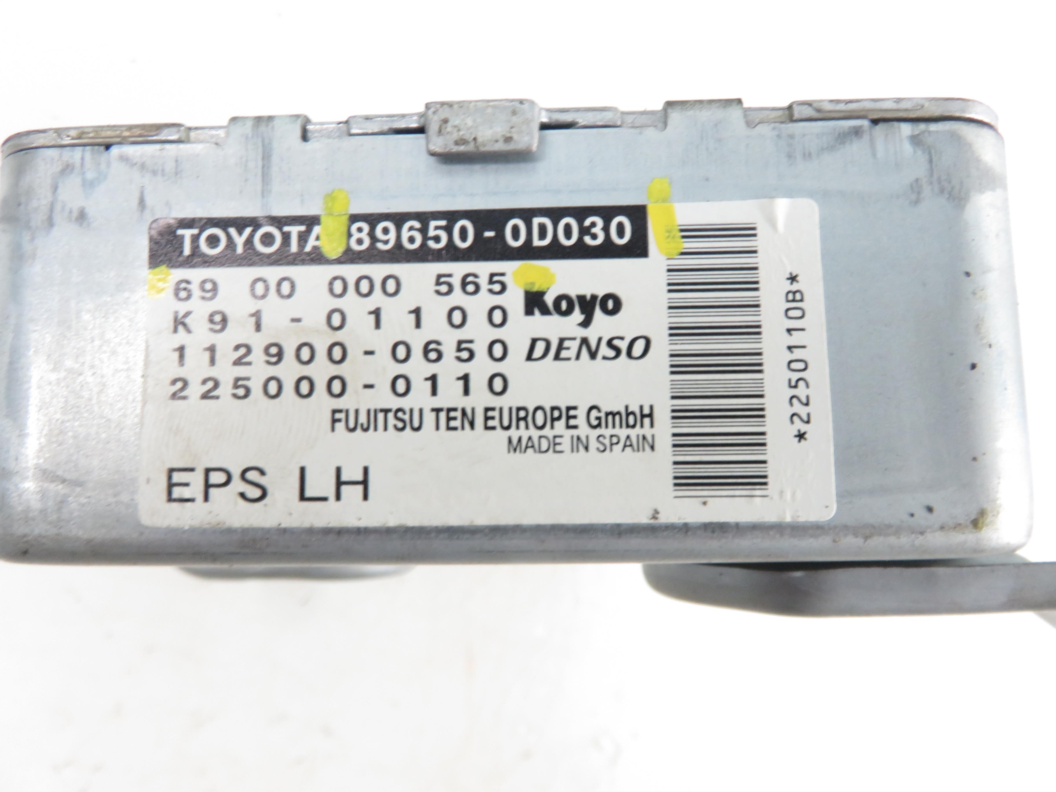 TOYOTA Yaris 2 generation (2005-2012) Power steering control unit 896500D030, 6900000565 21833410