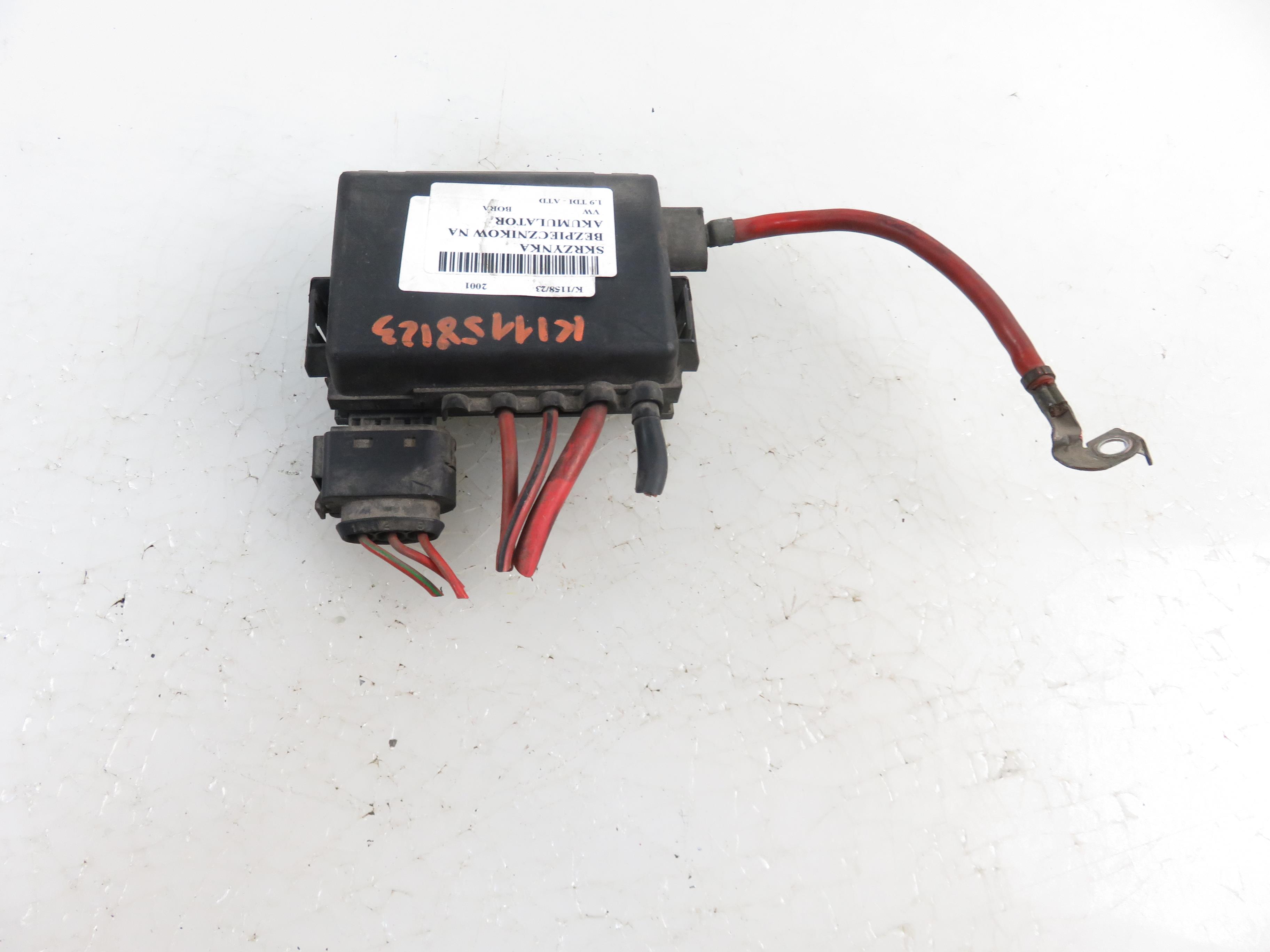 VOLKSWAGEN Bora 1 generation (1998-2005) Säkerhetsbatteriterminal (SBK) 1J0937550AA 22022916