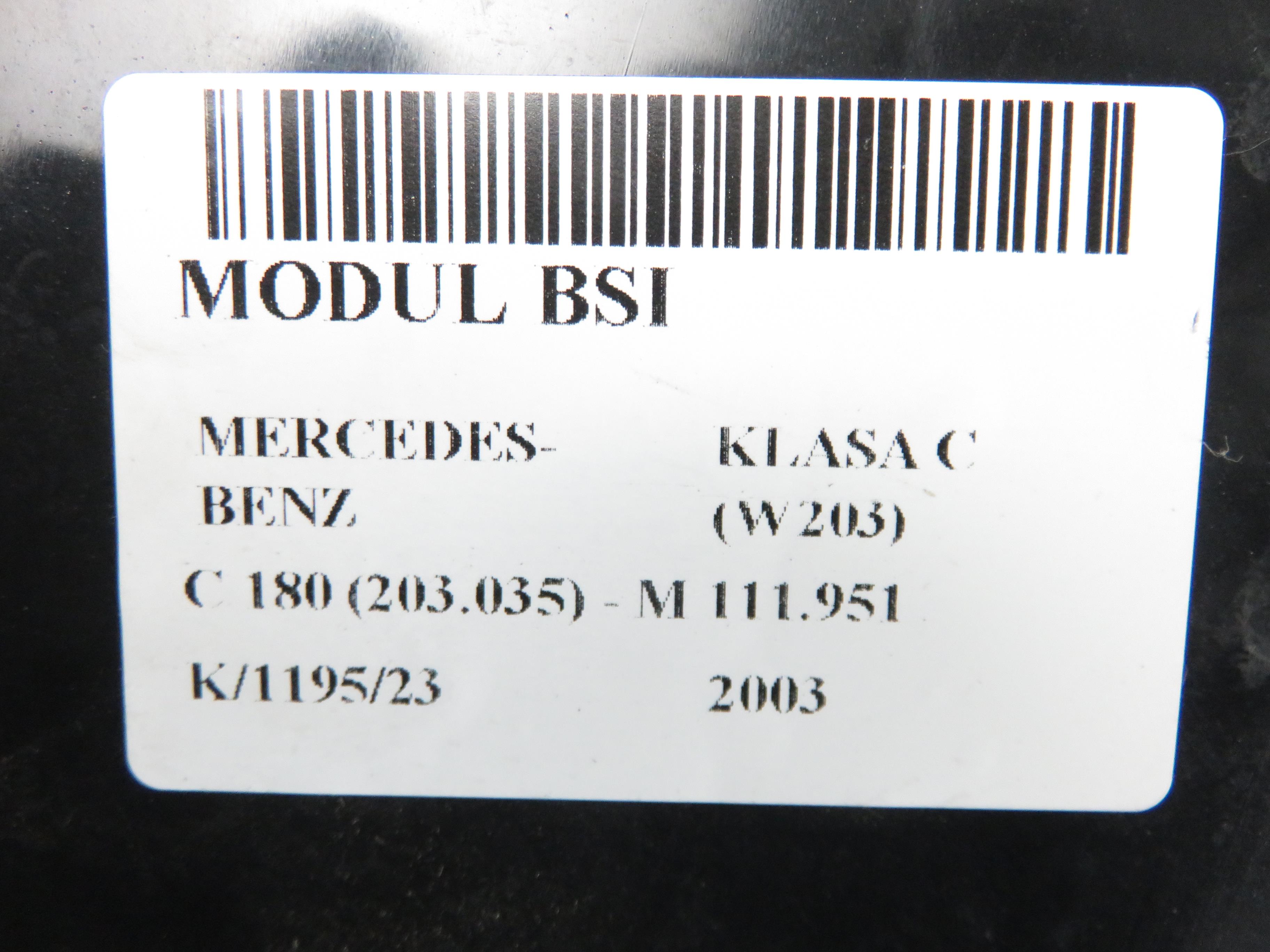 MERCEDES-BENZ C-Class W203/S203/CL203 (2000-2008) Komforto valdymo blokas 0035455101, 5DK00797430 21891285