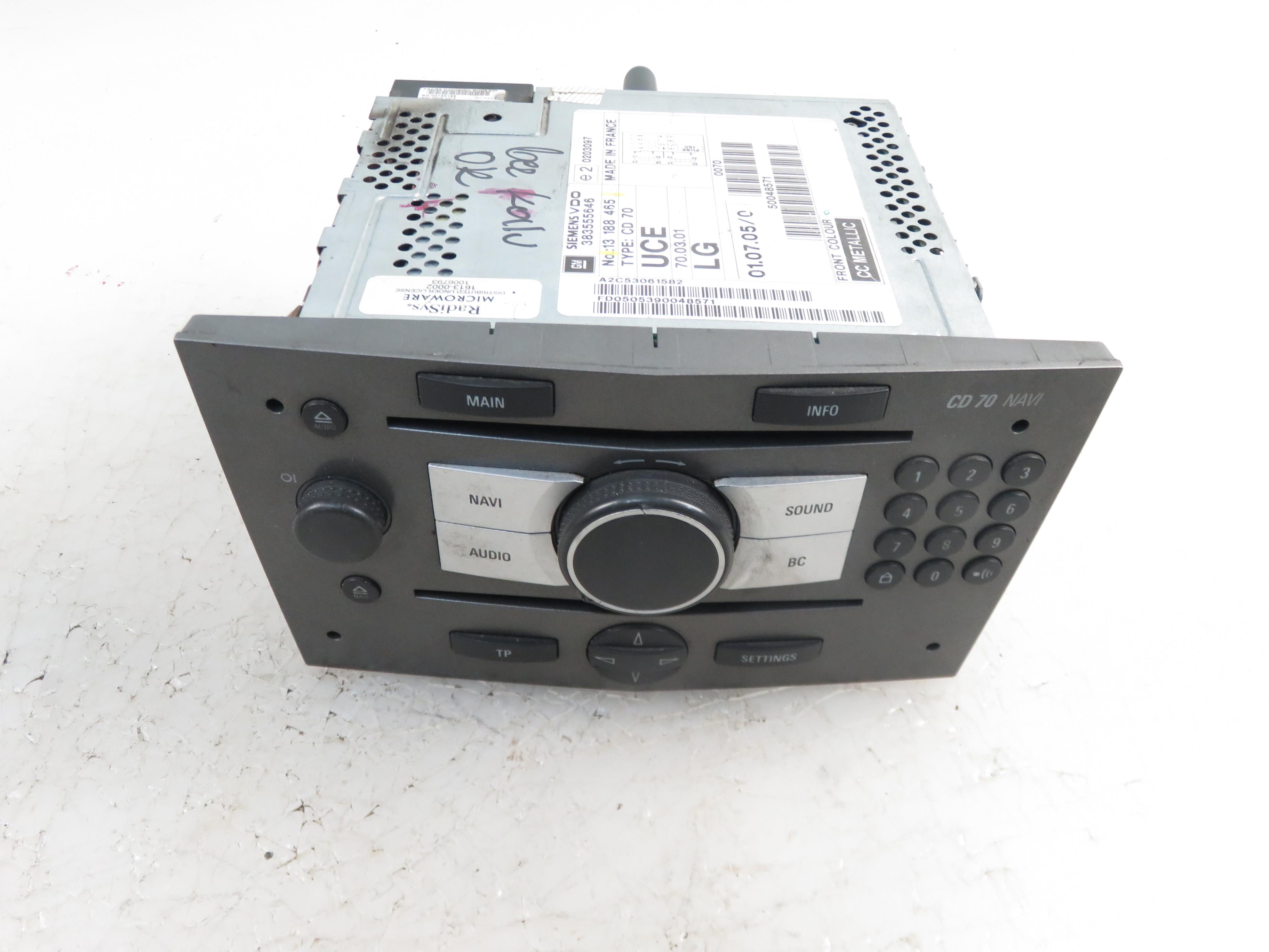 OPEL Astra H (2004-2014) Music Player Without GPS 13188465 21871436