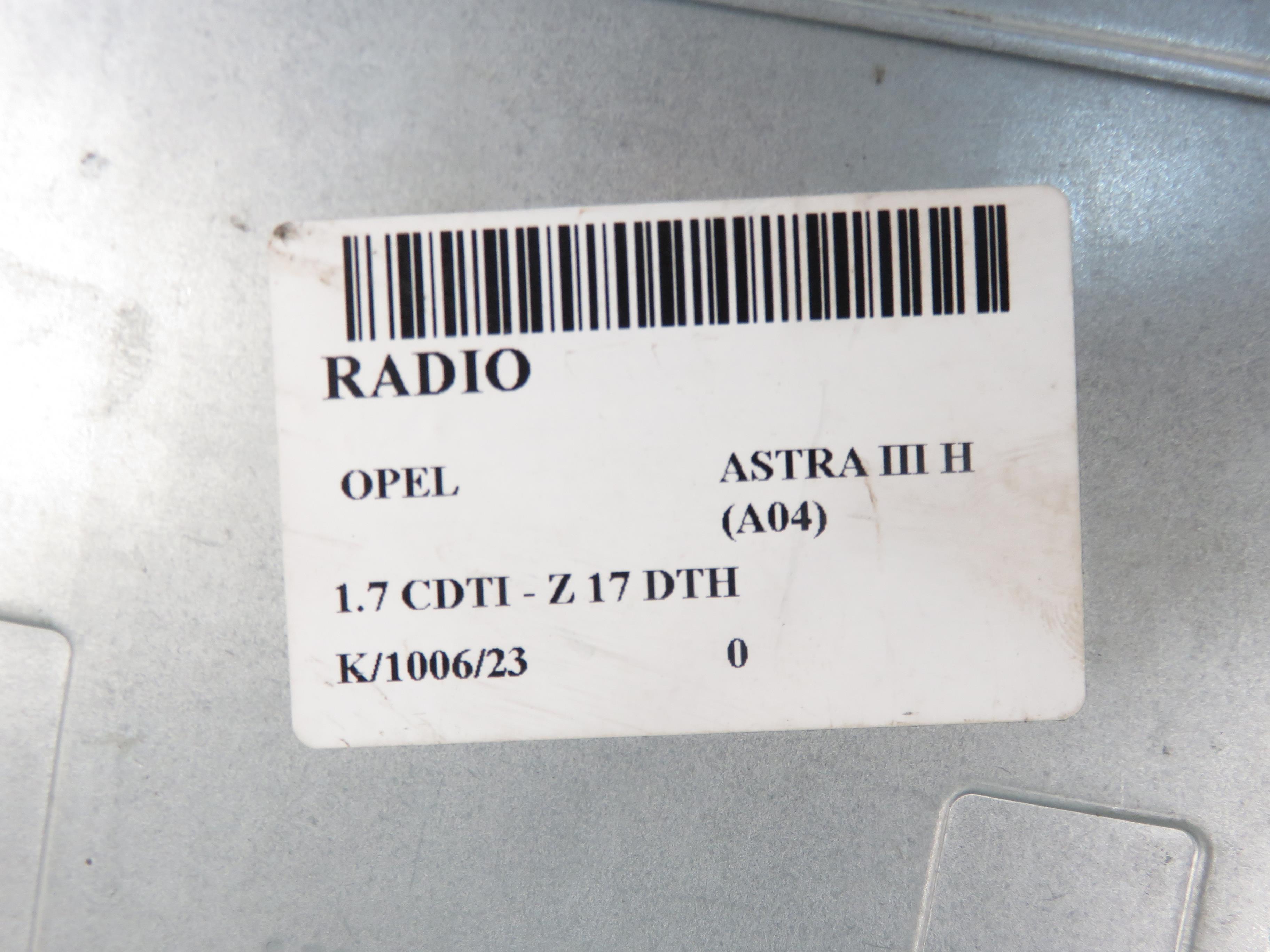 OPEL Astra H (2004-2014) Автомагнитола без навигации 13188465 21871436