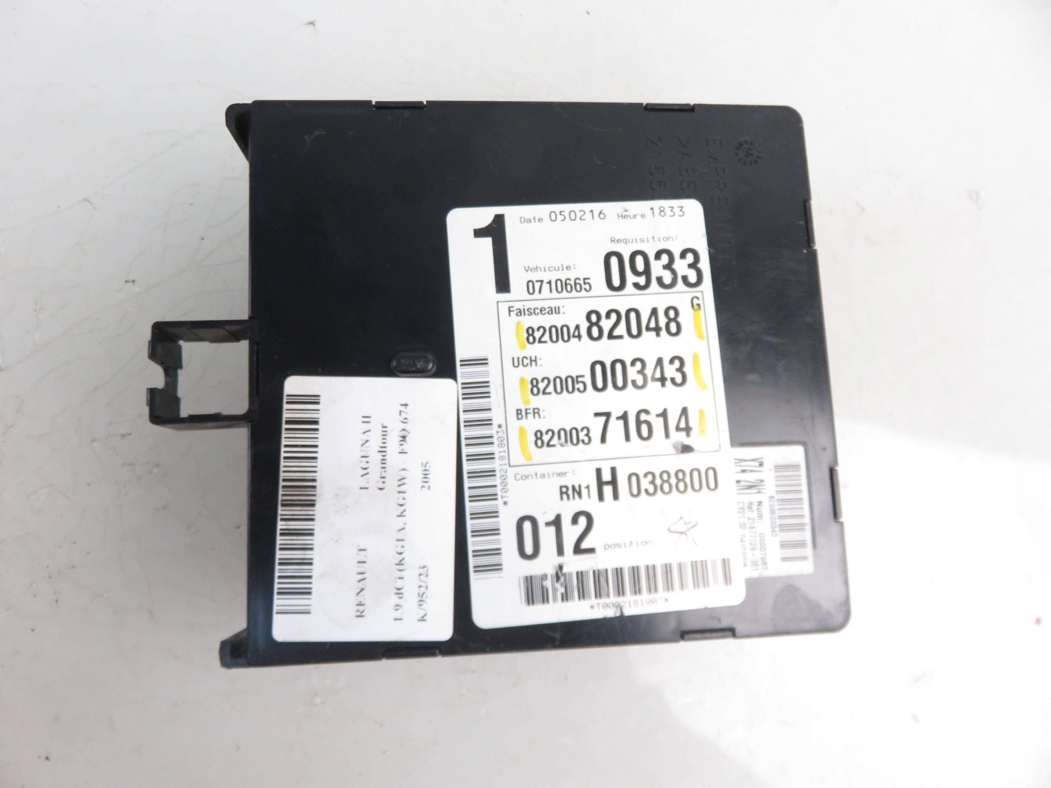 RENAULT Laguna 2 generation (2001-2007) Unitate de control confort 8200482048, 8200500343, 8200371614 22151739