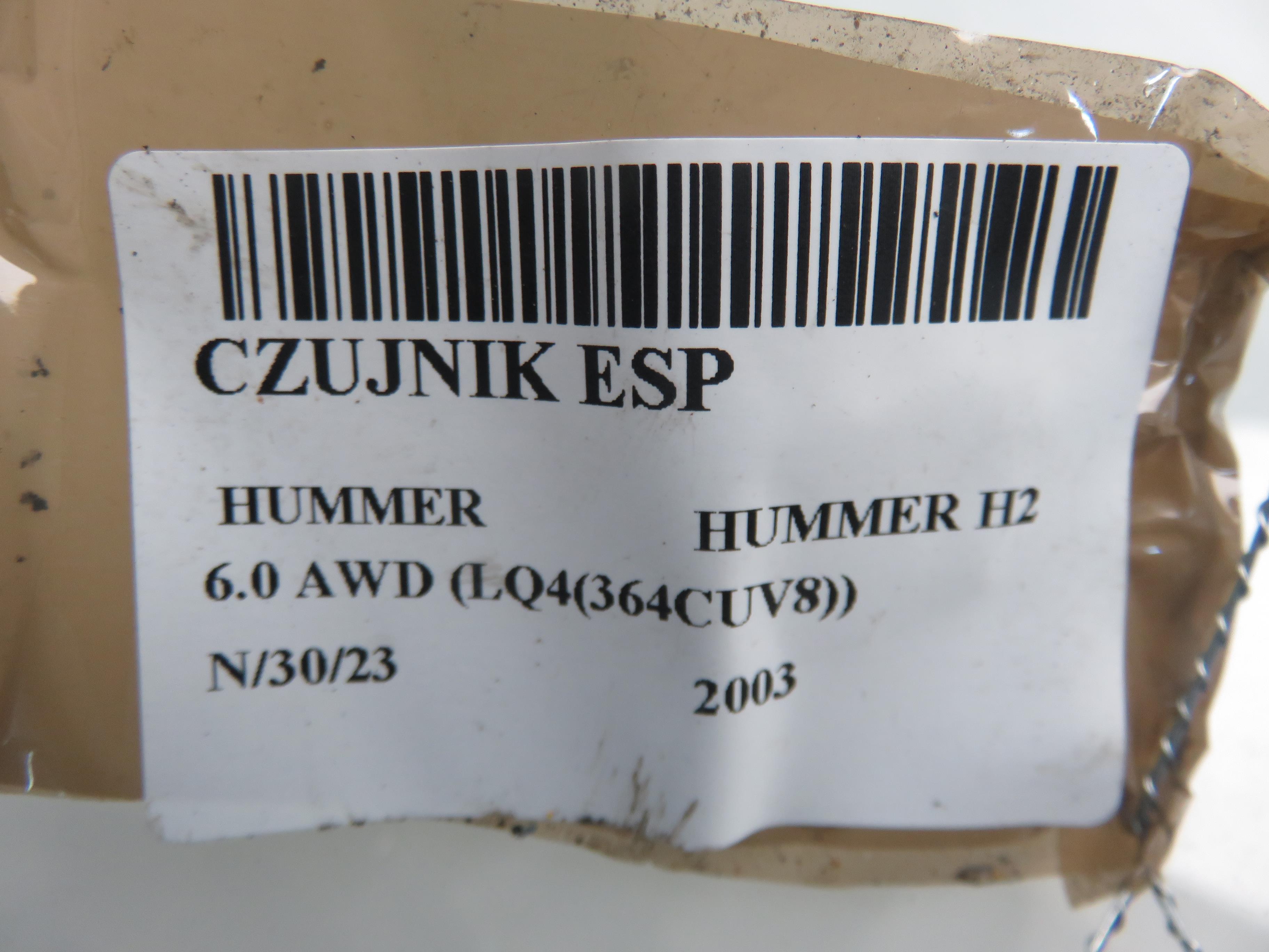 HUMMER H2 1 generation (2002-2009) ESP sensor 0265005144 22225186