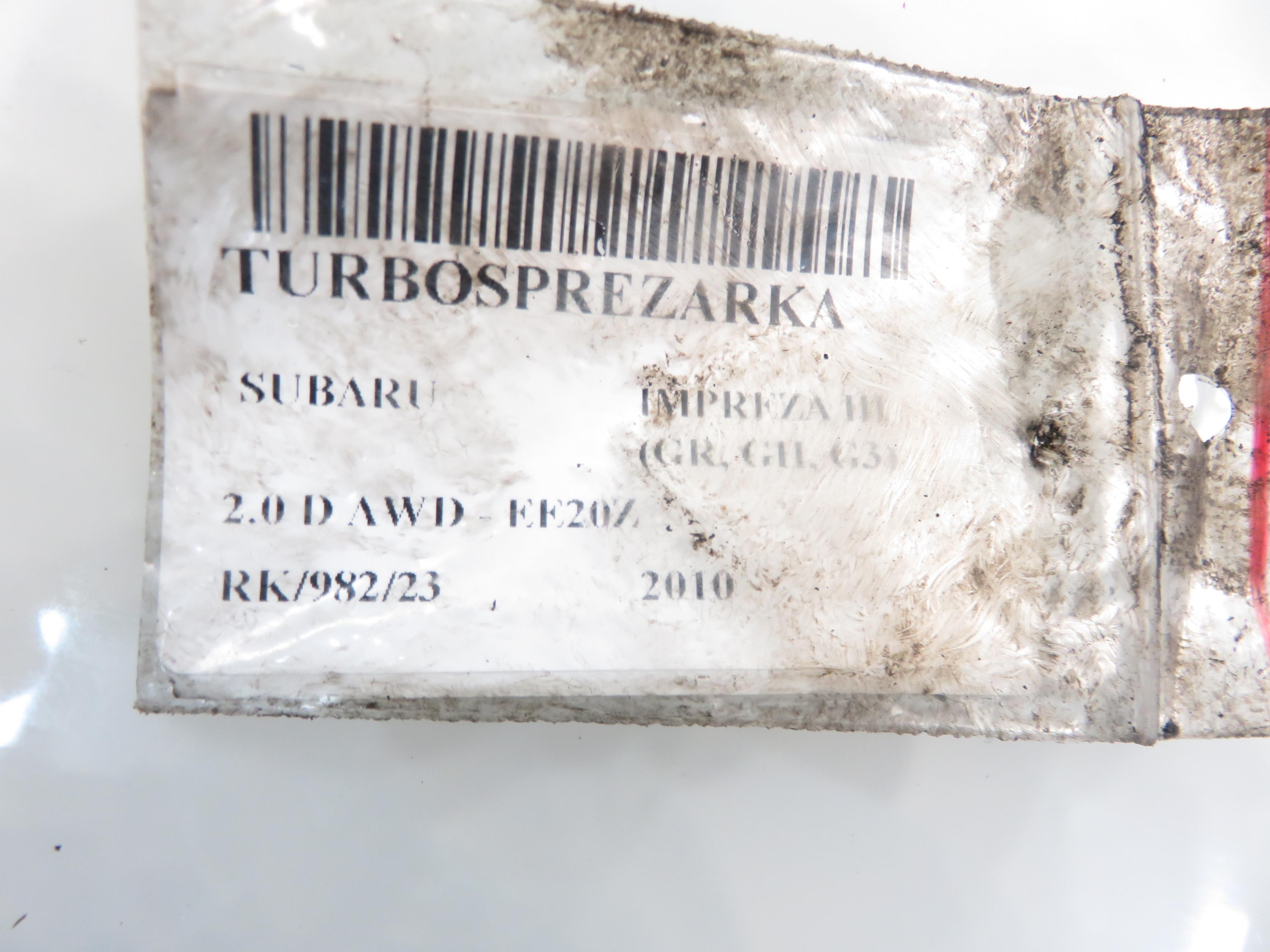 SUBARU Impreza 3 generation (2007-2014) Tурбина 14411AA720 22266859