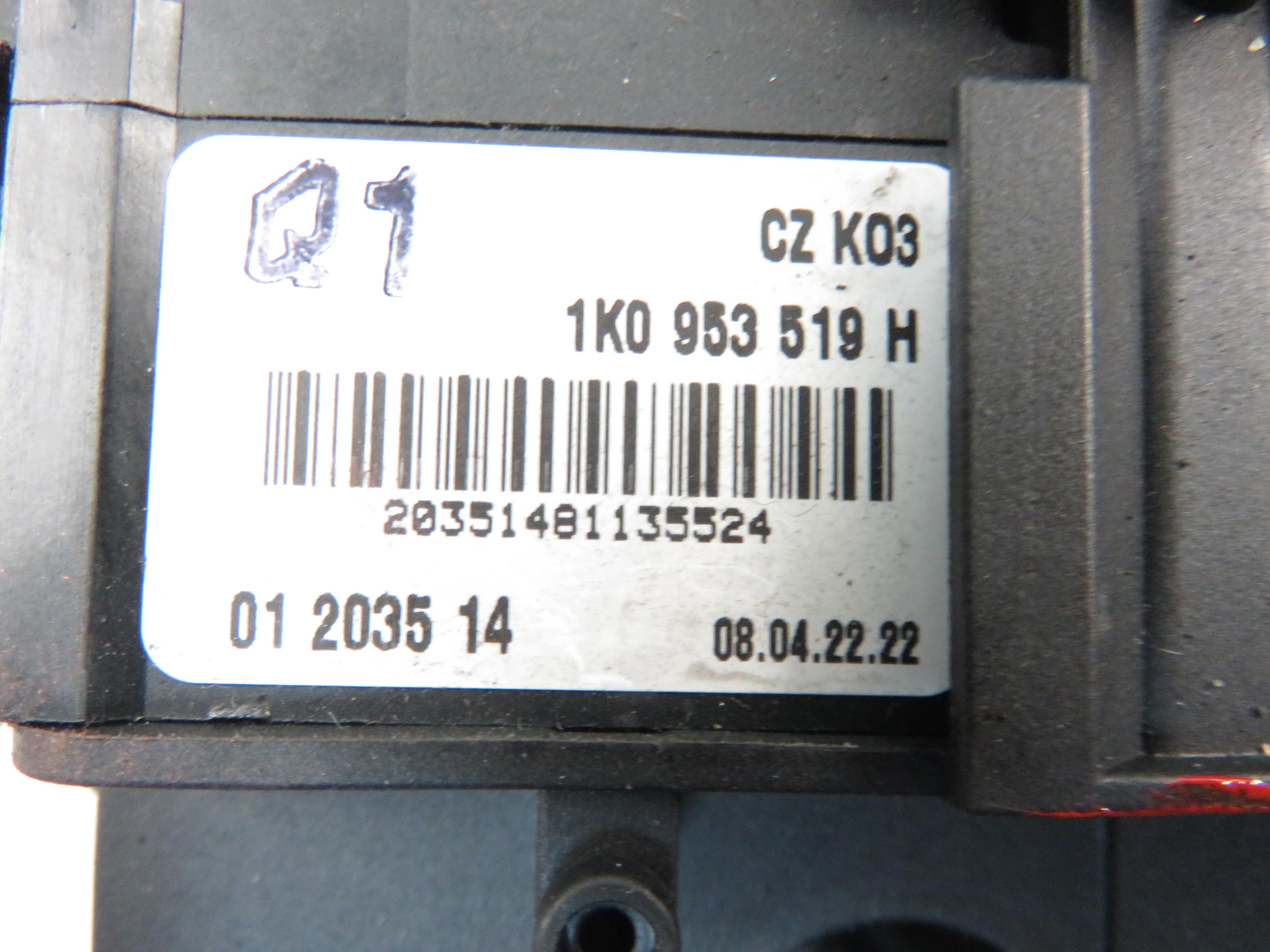 SKODA Octavia 2 generation (2004-2013) Switches 1K0953503EL,1K0959653C,1K0953519H 22323845