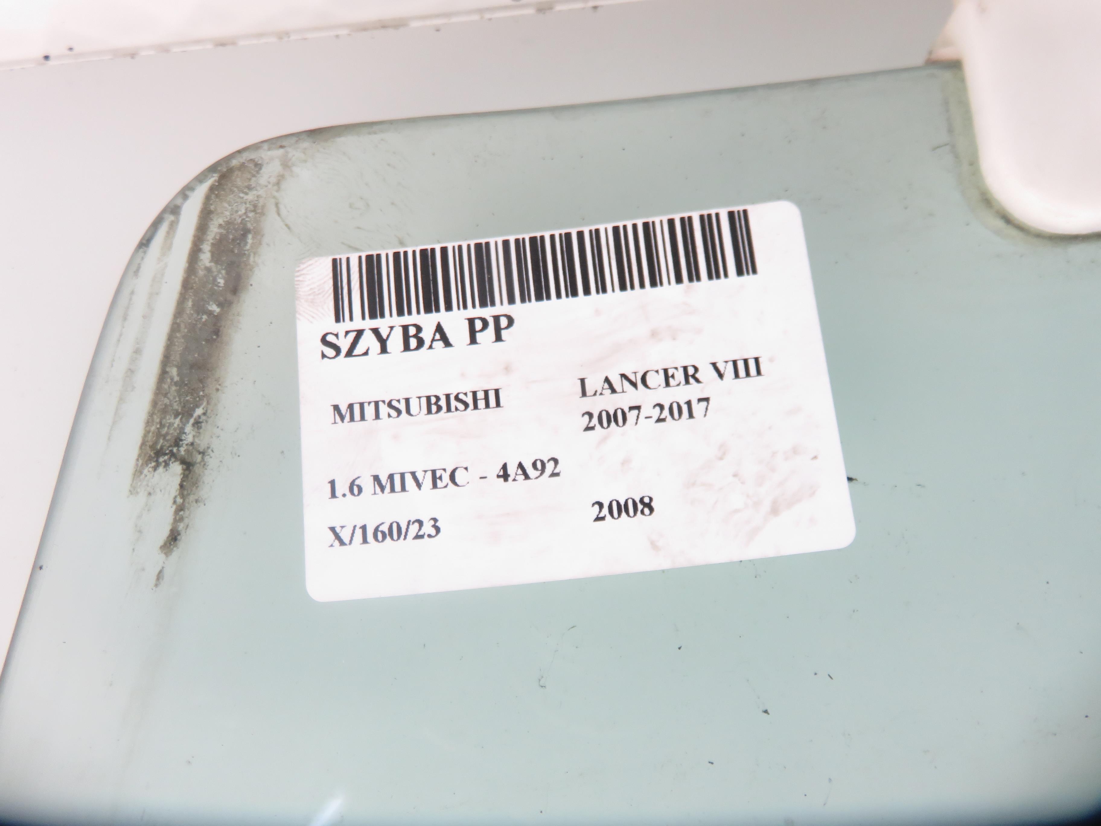 MITSUBISHI Lancer X (2007-2020) Priekinė dešinė fortkutė (mažasis stiklas) 22489135