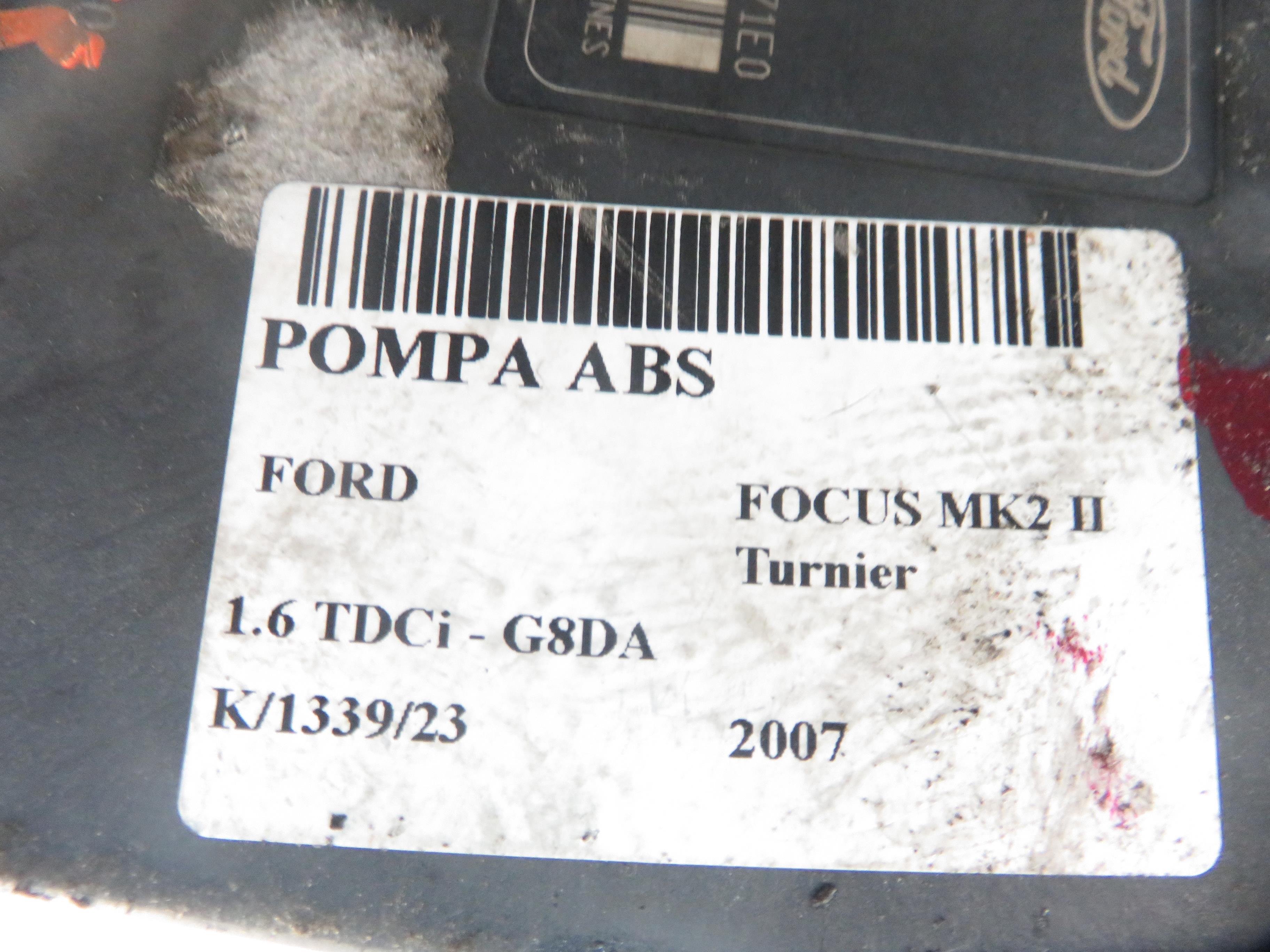 FORD Focus 2 generation (2004-2011) ABS blokas 3M512C405HC, 10020603014, 10096001253 22503103