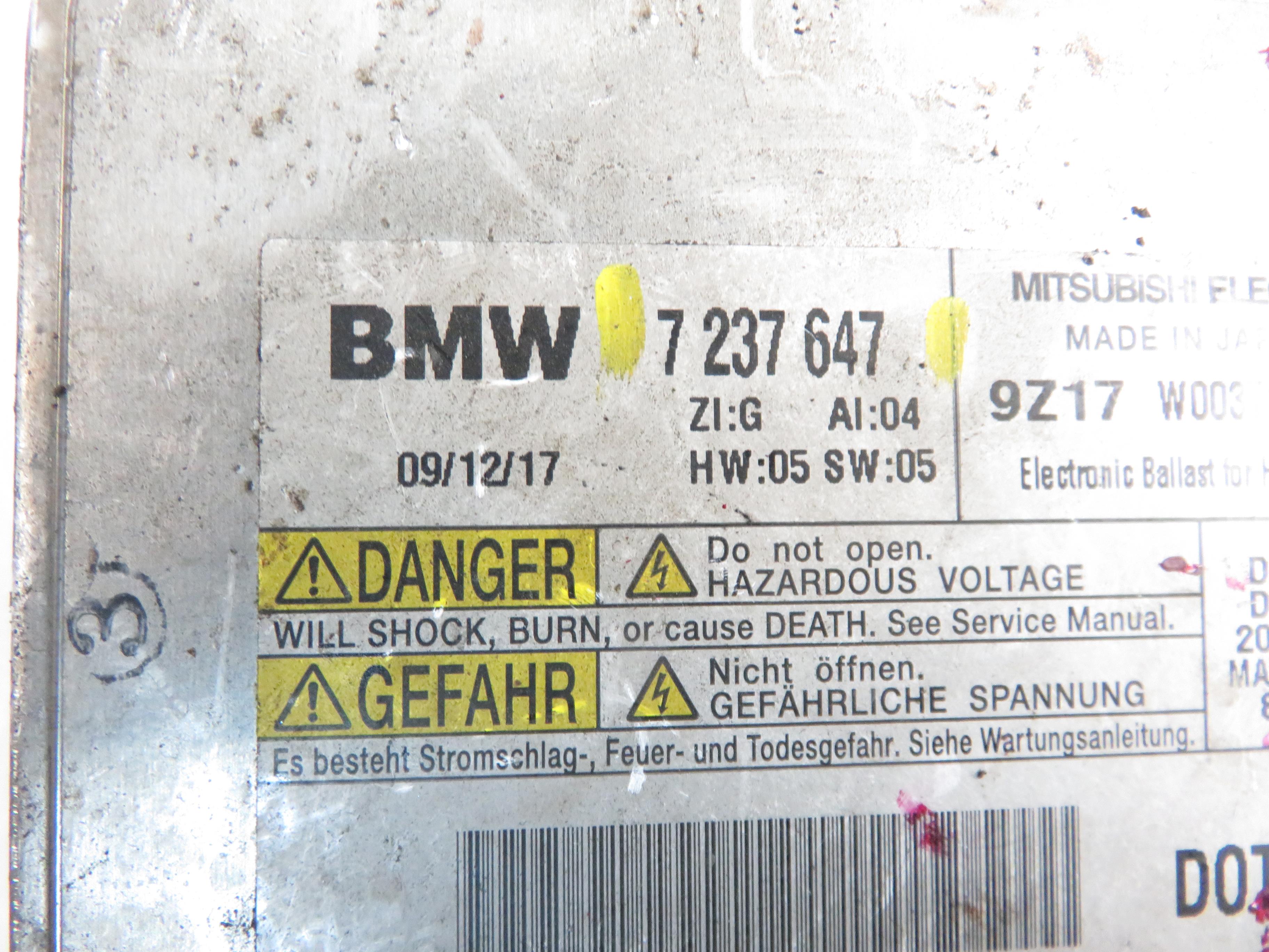 BMW 3 Series E90/E91/E92/E93 (2004-2013) Блок розжига ксенона 7237647 22660713