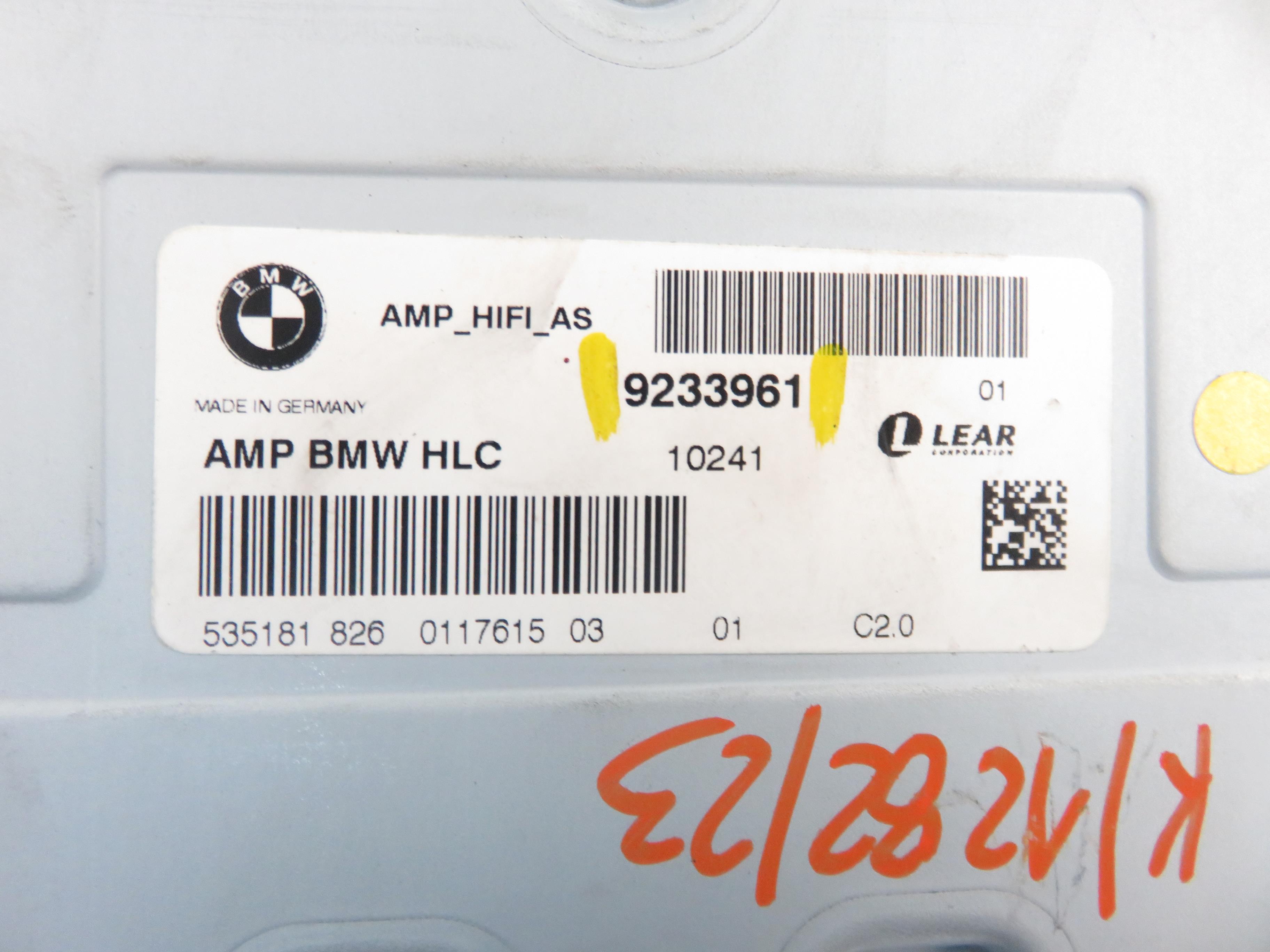 BMW X1 E84 (2009-2015) Garso stiprintuvas 9233961 22660895