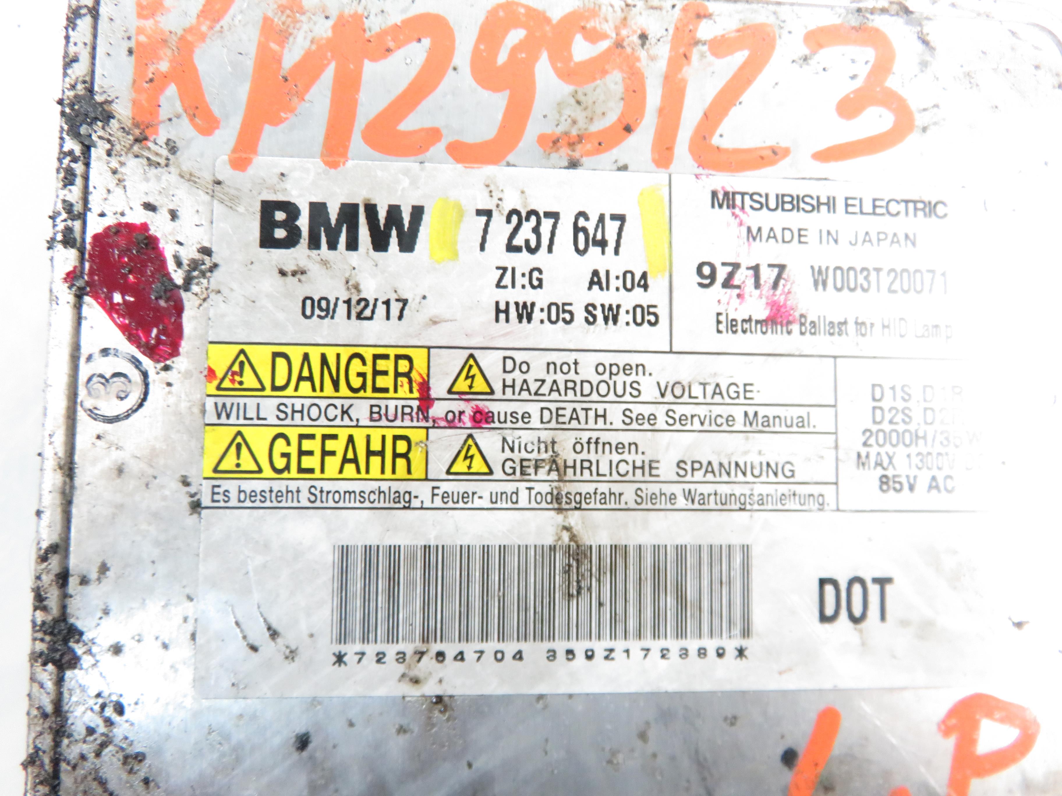 BMW 3 Series E90/E91/E92/E93 (2004-2013) Xenon Light Control Unit 7237647 22660714