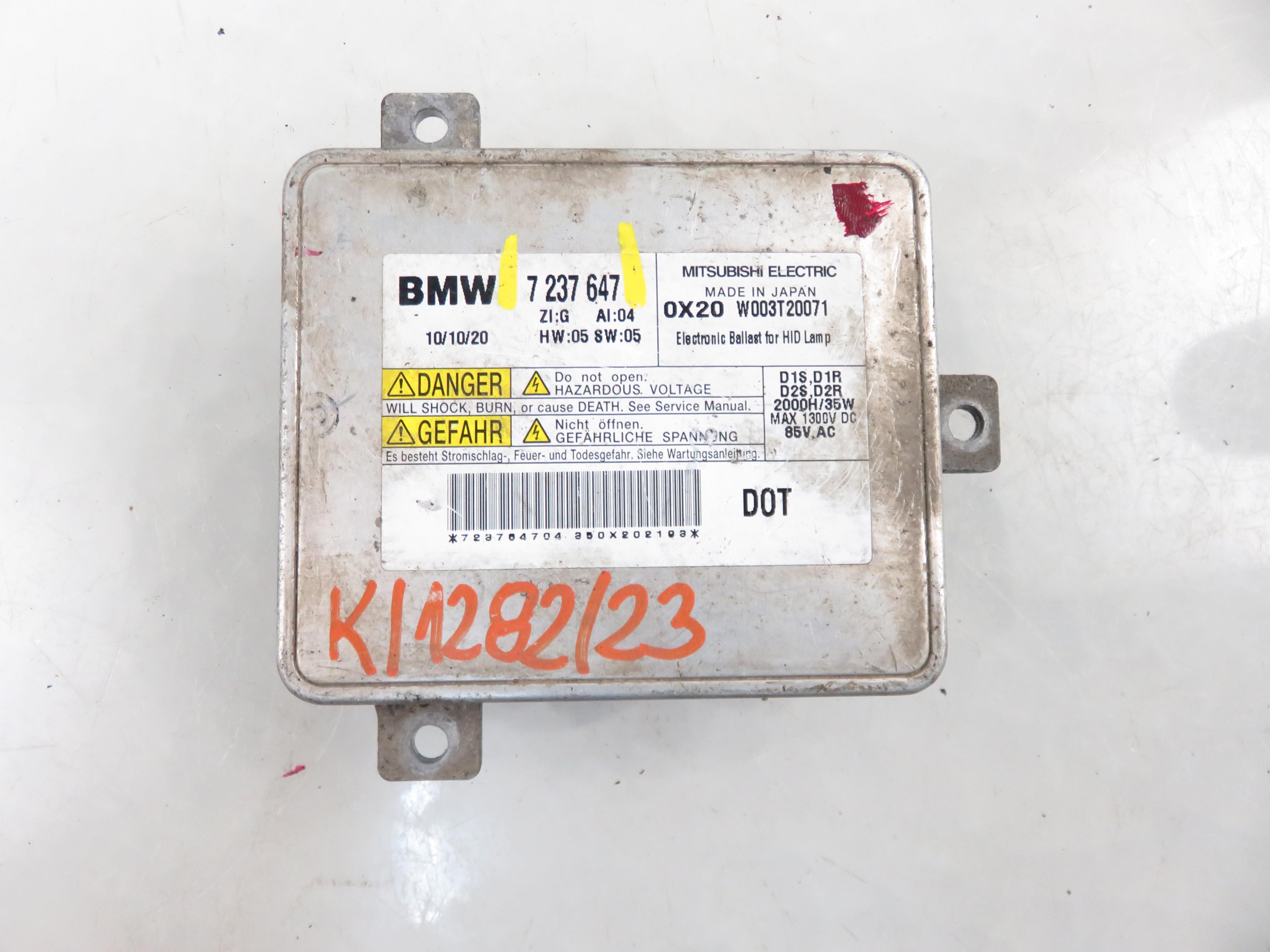 BMW X1 E84 (2009-2015) Xenon Light Control Unit 7237647 22661164