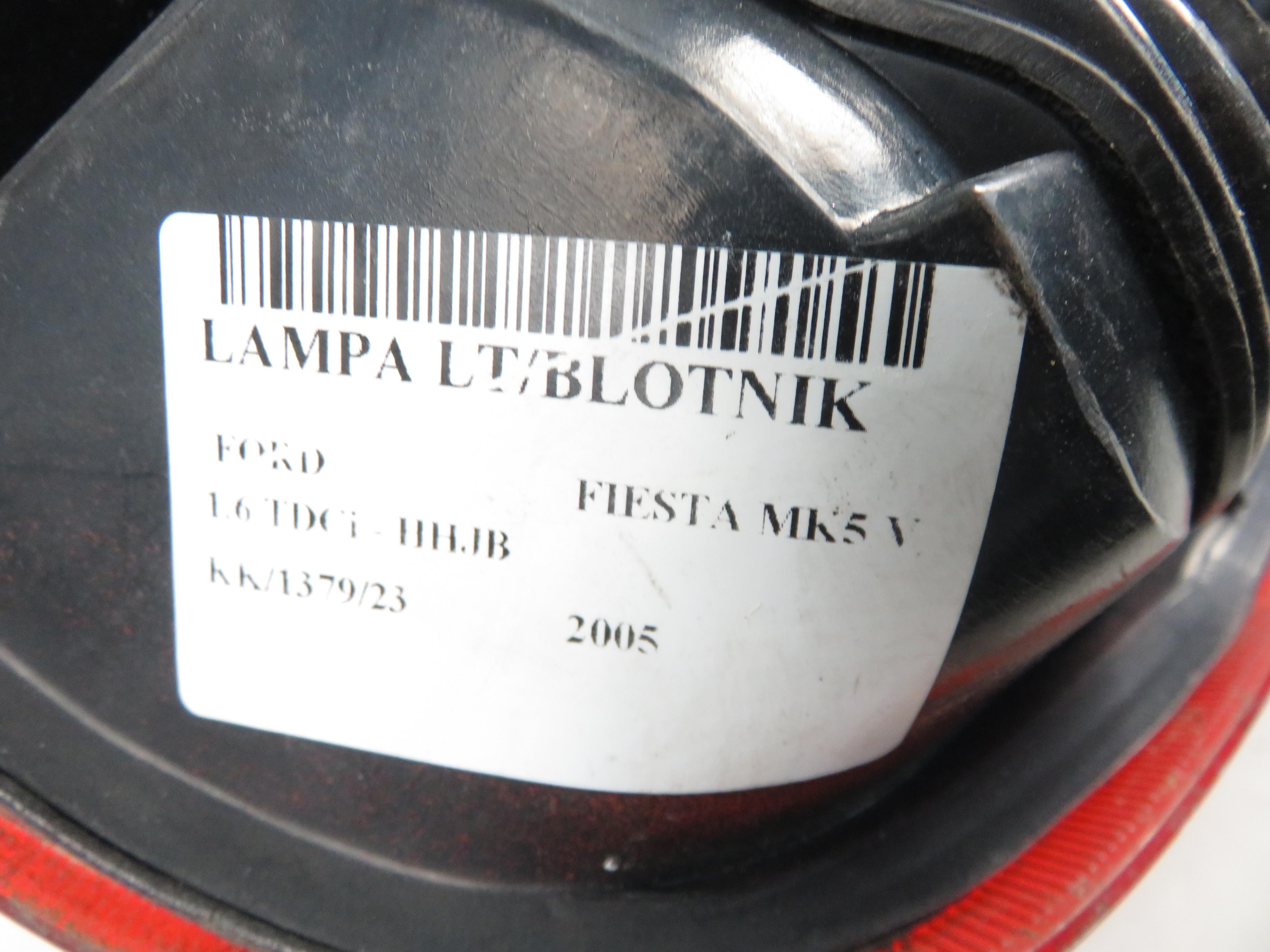 FORD Fiesta 5 generation (2001-2010) Rear Left Taillight 6S6113405B 22661004