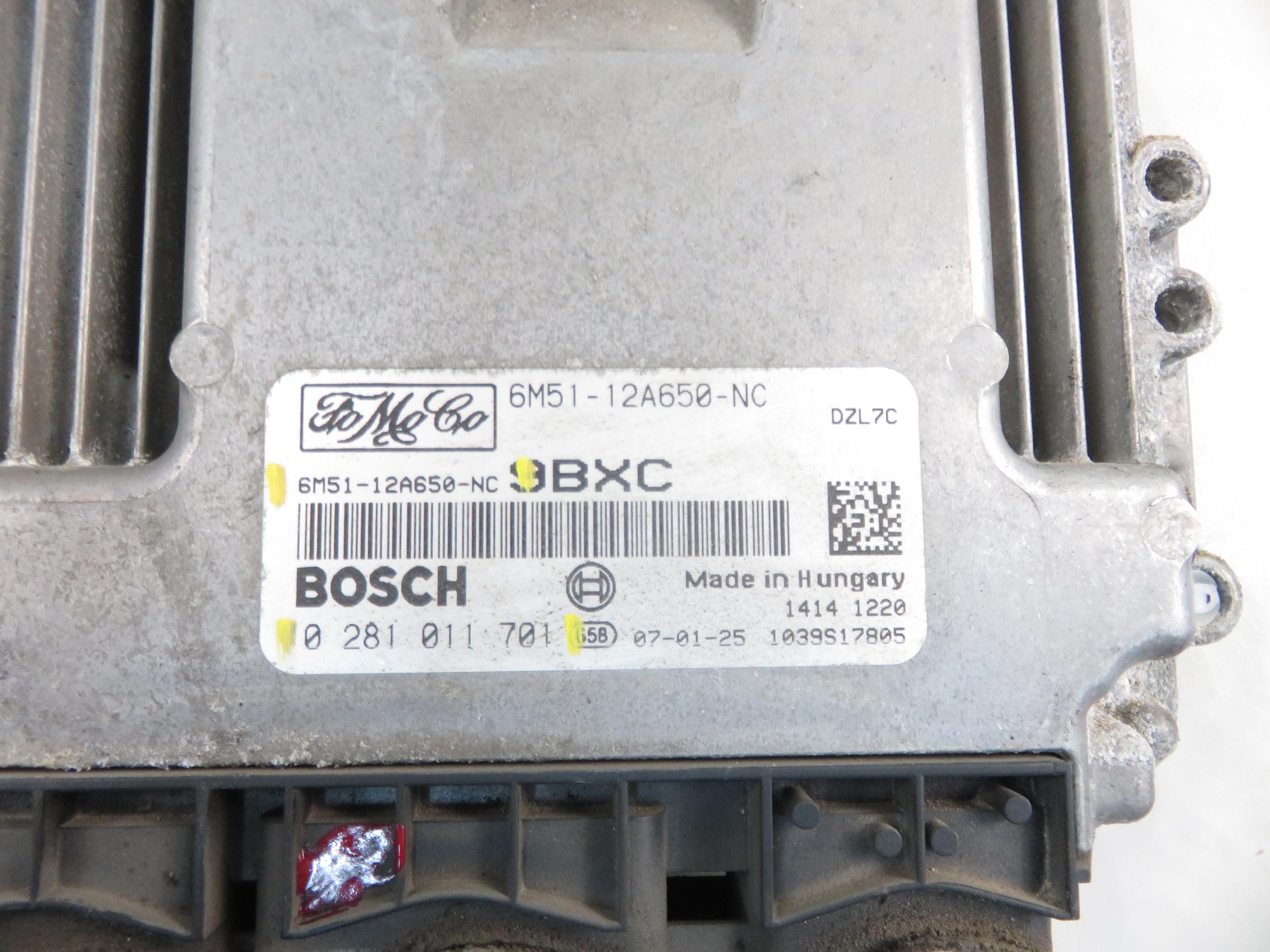 FORD Focus 2 generation (2004-2011) Ohjausyksikkö 6M5112A650NC, 0281011701 22851393