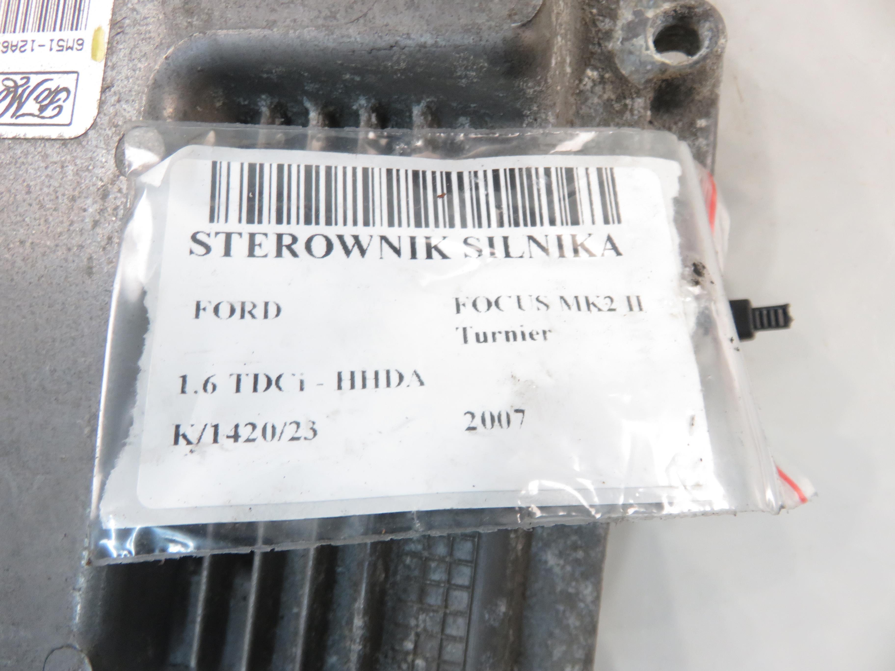 FORD Focus 2 generation (2004-2011) Ohjausyksikkö 6M5112A650NC, 0281011701 22851393