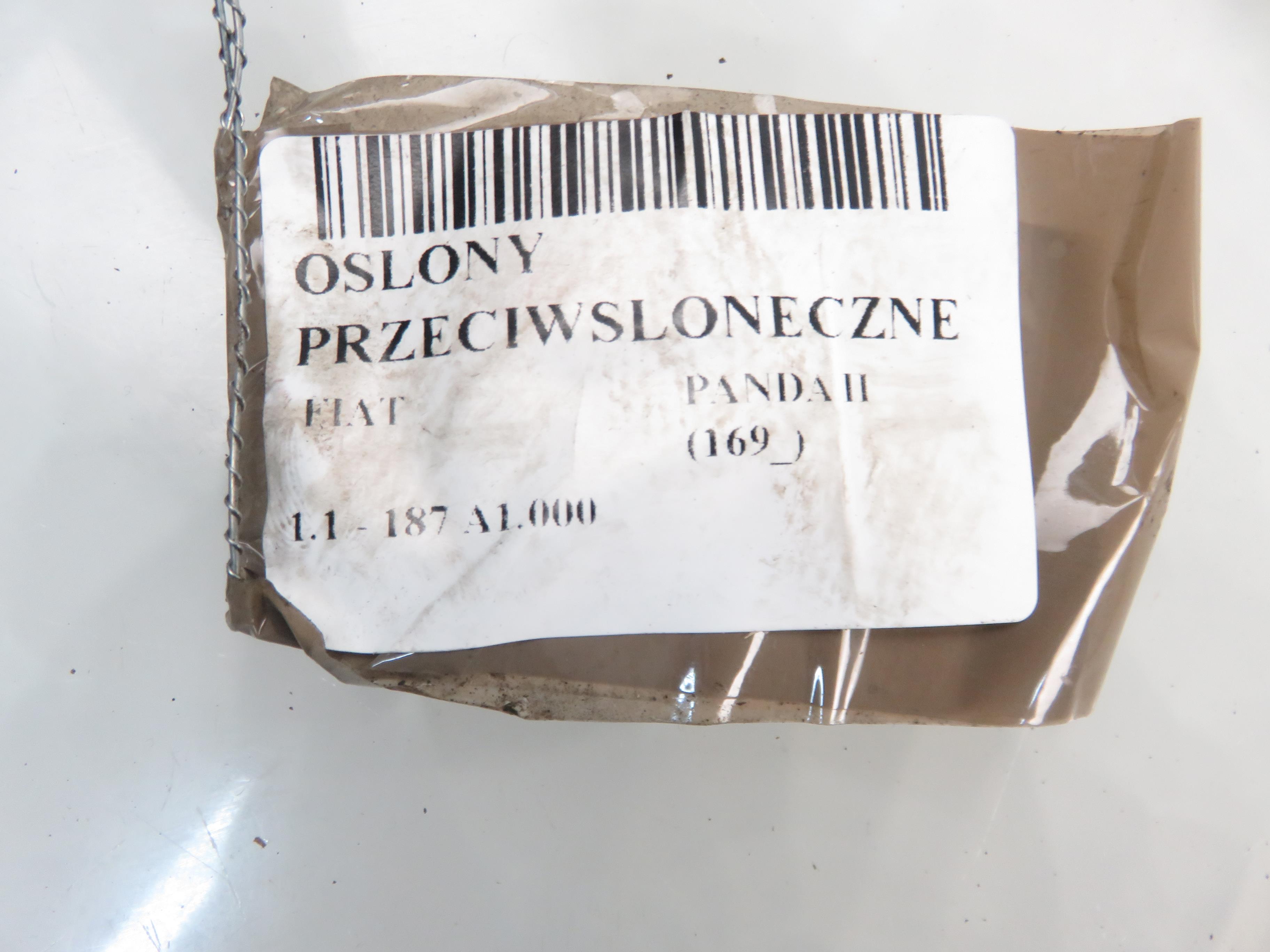 FIAT Panda 2 generation (2003-2011) Saulės apsaugų komplektas 22929657