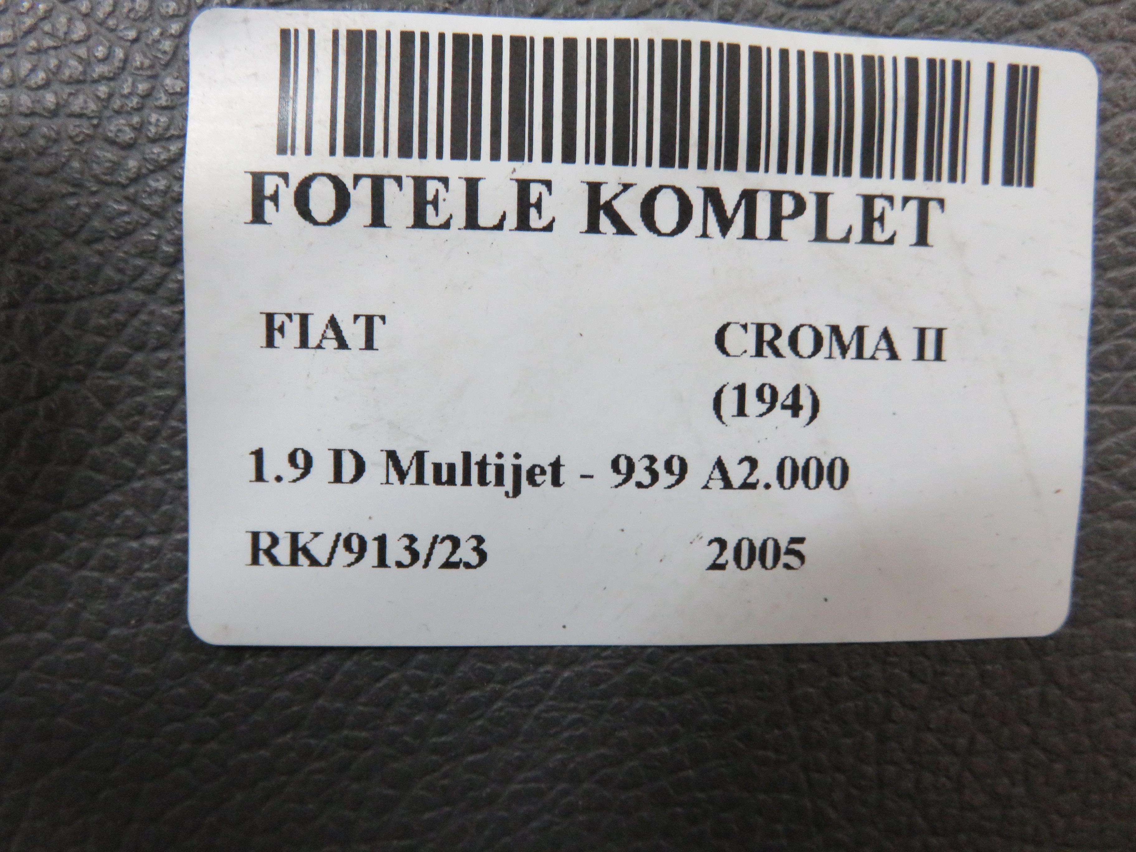 FIAT Croma 194 (2005-2011) Комплект 22949883