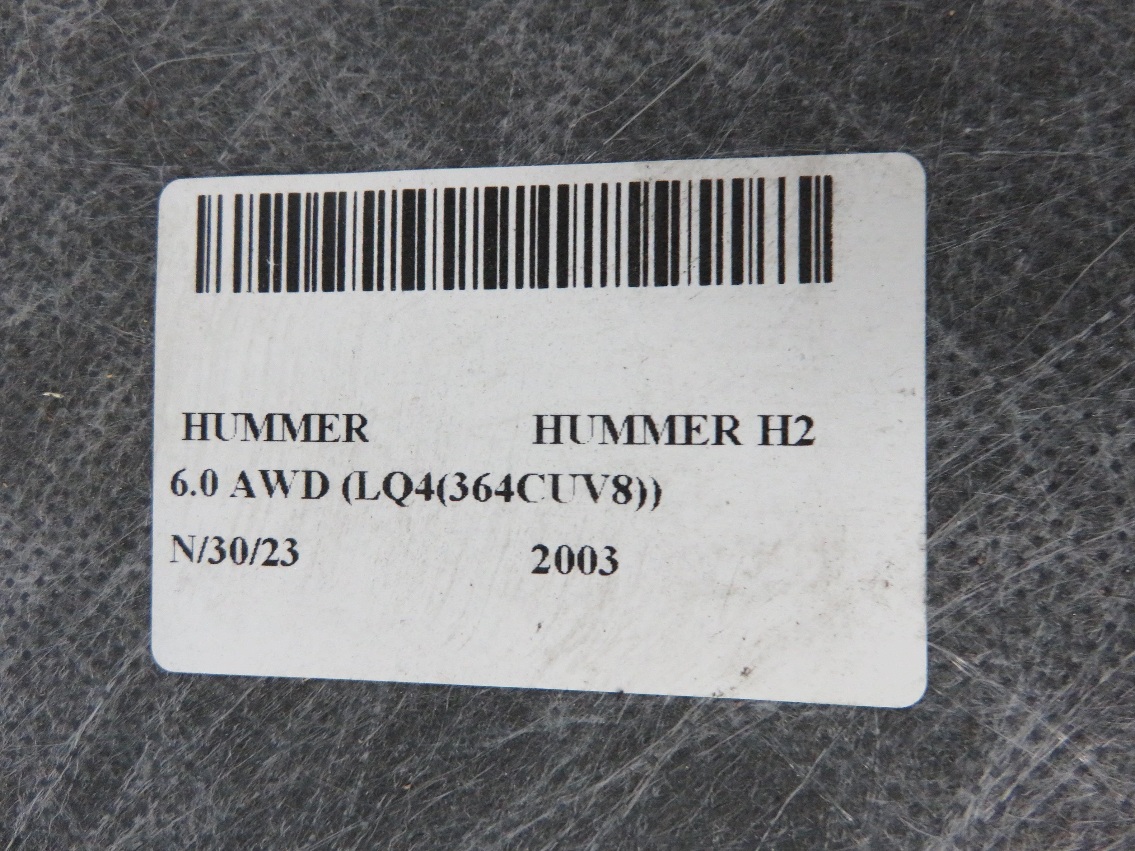 HUMMER H2 1 generation (2002-2009) Kairys bagažinės apmušimas 22982222