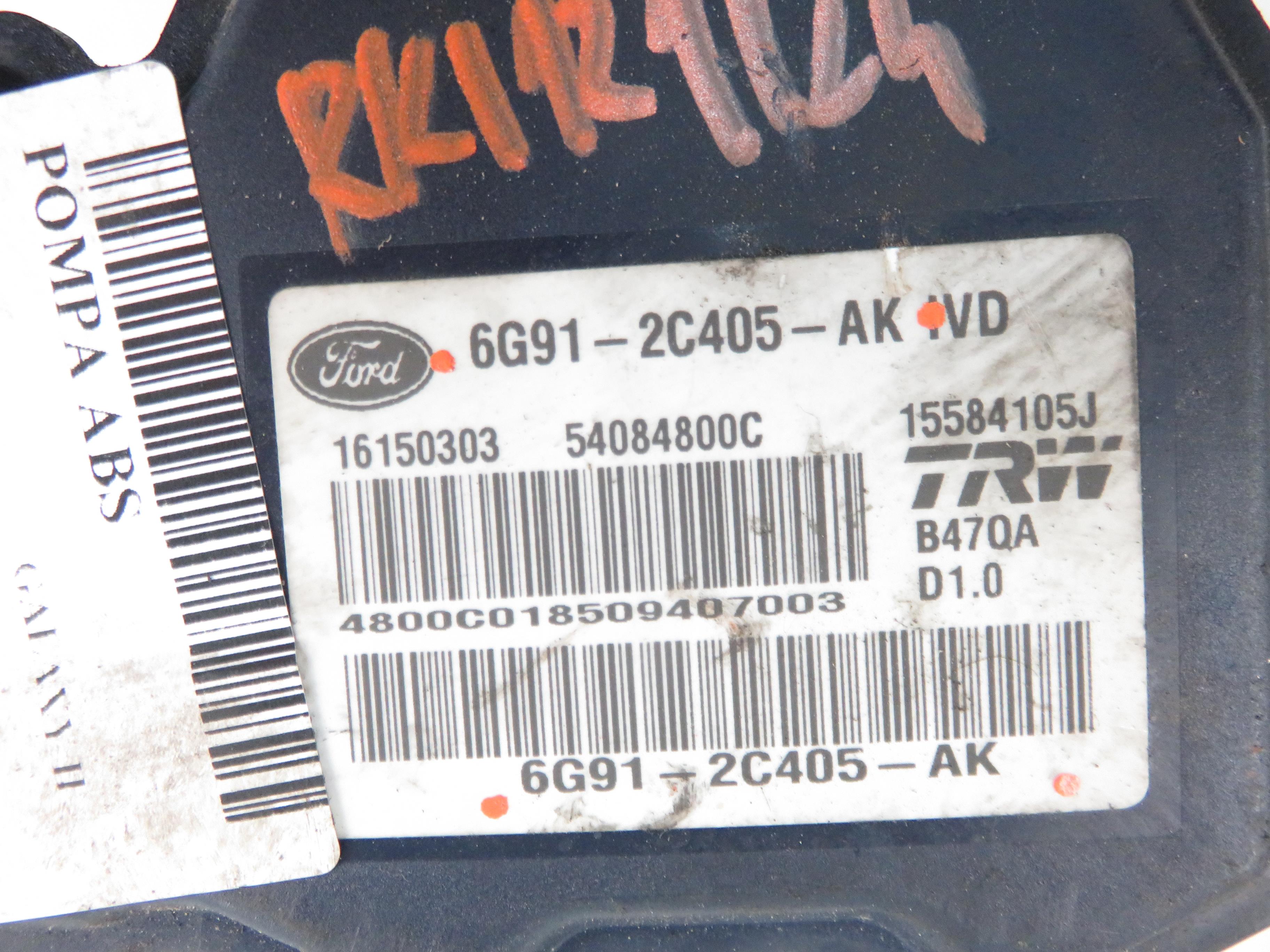 FORD Galaxy 2 generation (2006-2015) ABS čerpadlo 6G912C405AK 23179231