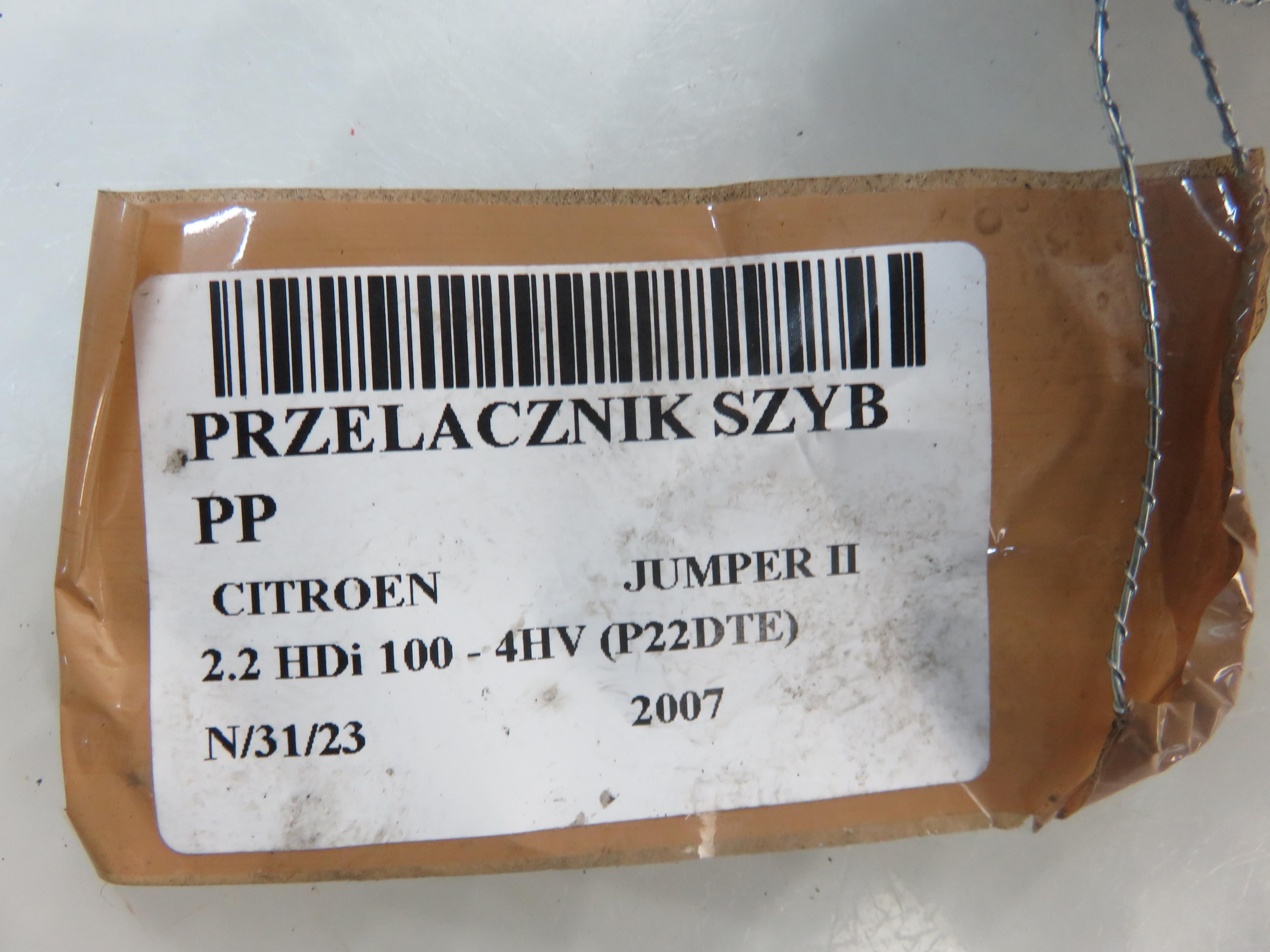 CITROËN Jumper 3 generation (2006-2024) Кнопка стеклоподъемника передней правой двери 26302449