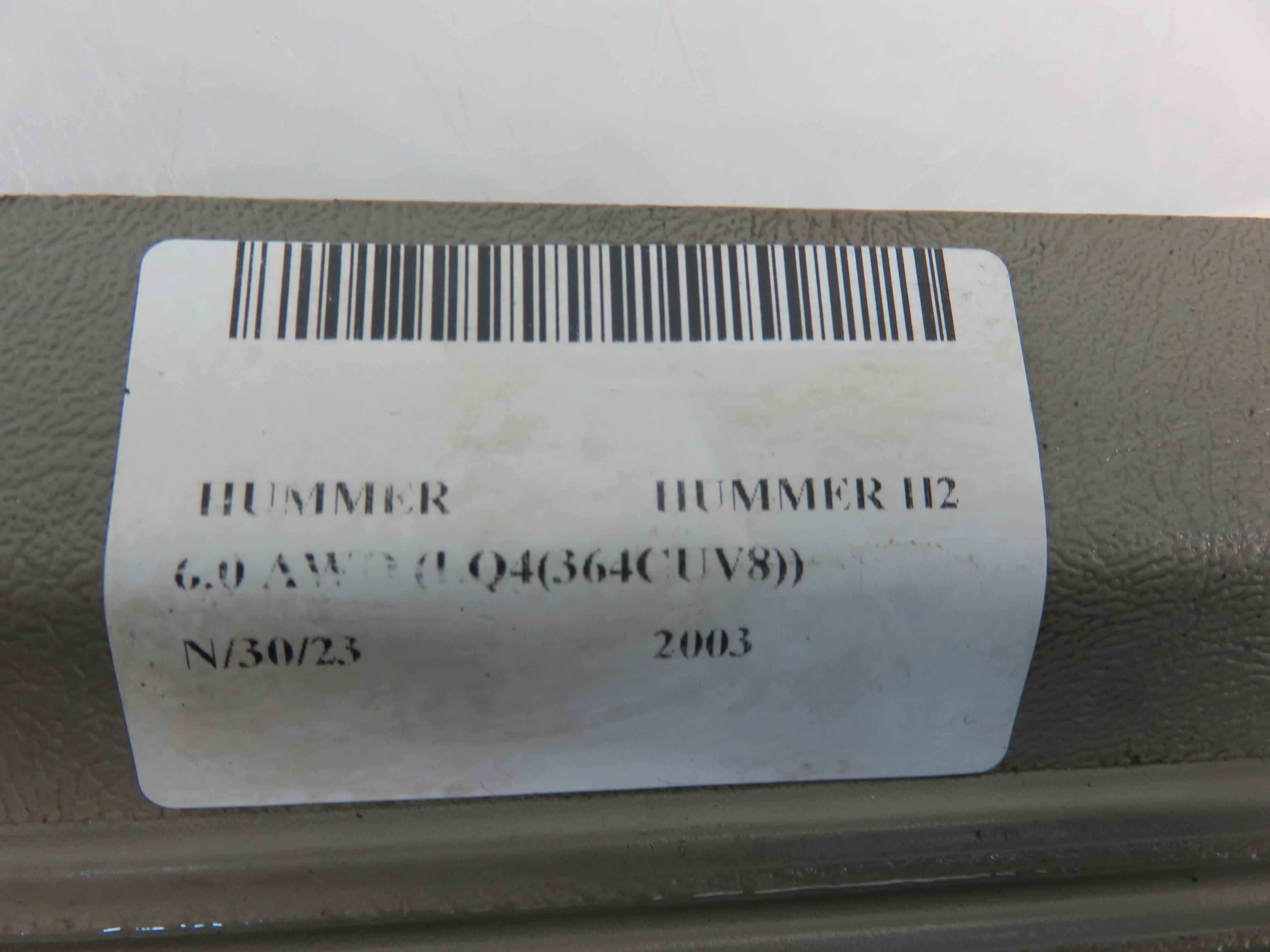 HUMMER H2 1 generation (2002-2009) Priekinio dešinio slenksčio apdaila 15182380 23469668