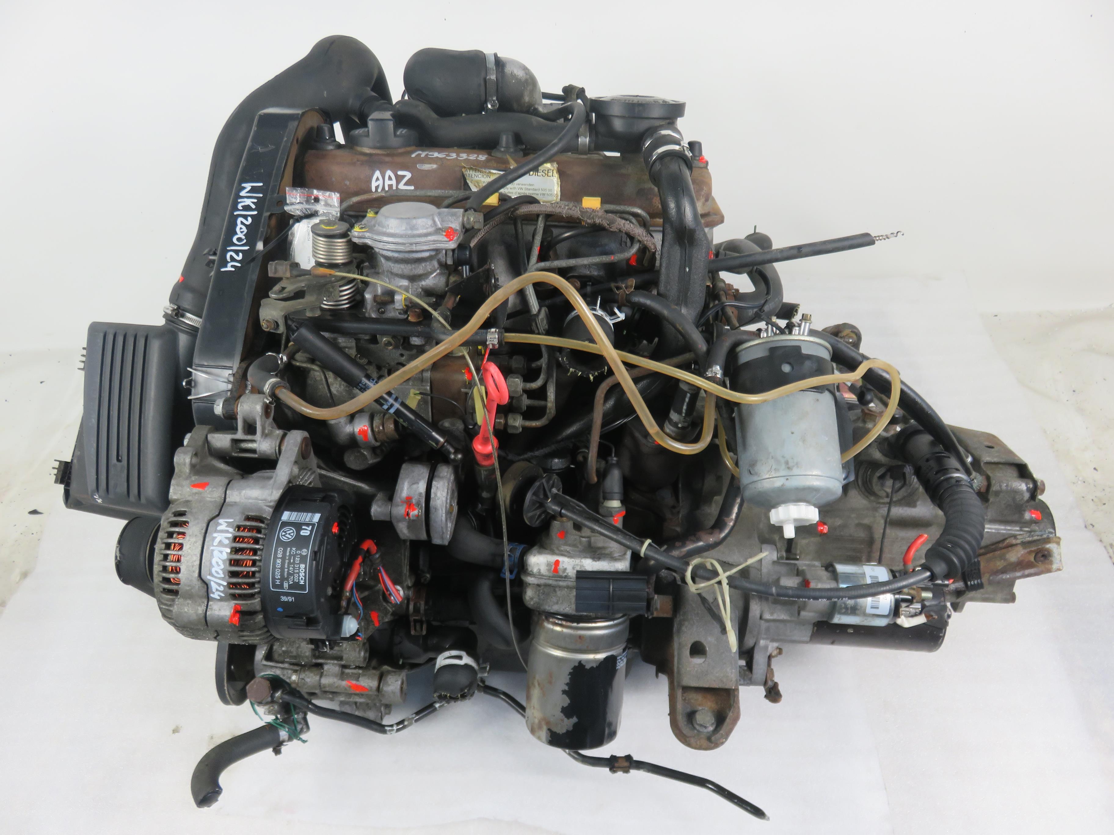 VOLKSWAGEN Golf 3 generation (1991-1998) Двигатель AAZ 24349447