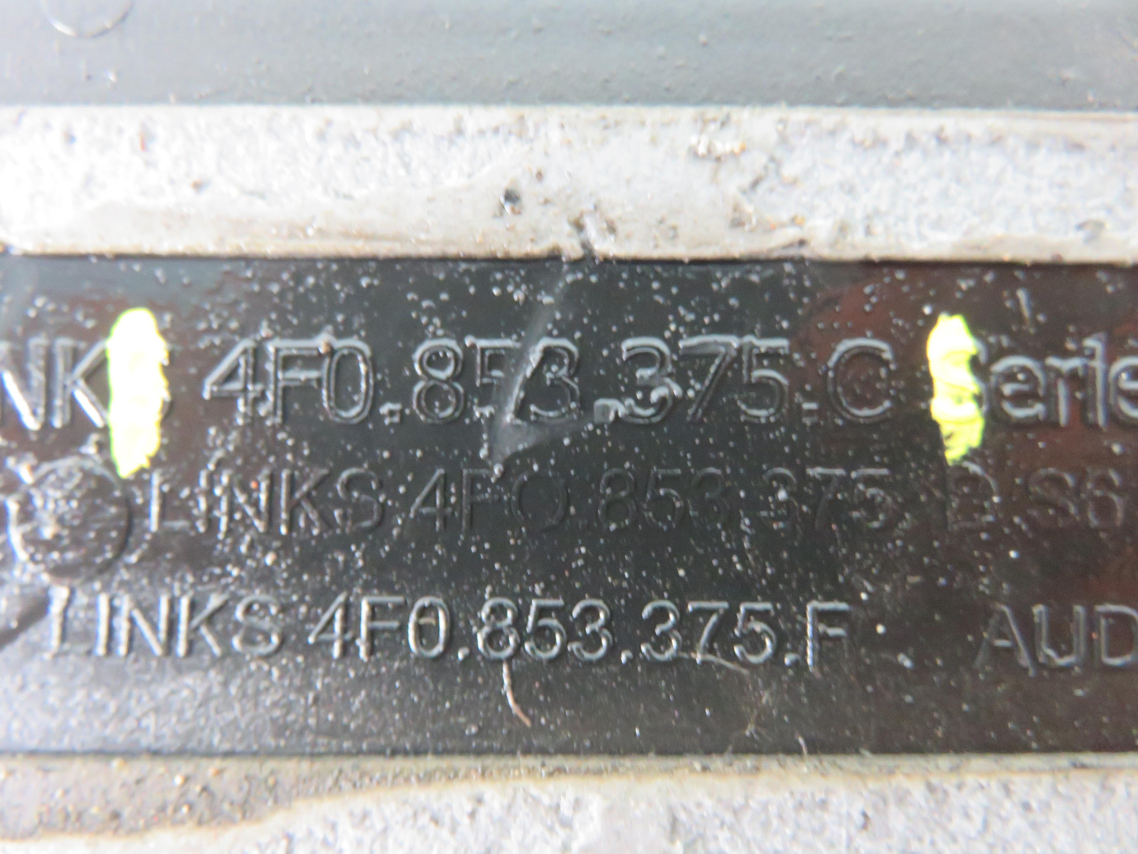 AUDI A6 C6/4F (2004-2011) Priekinio kairio slenksčio apdaila 4F0853373E, 4F0853374E, 4F0853376E 23771500