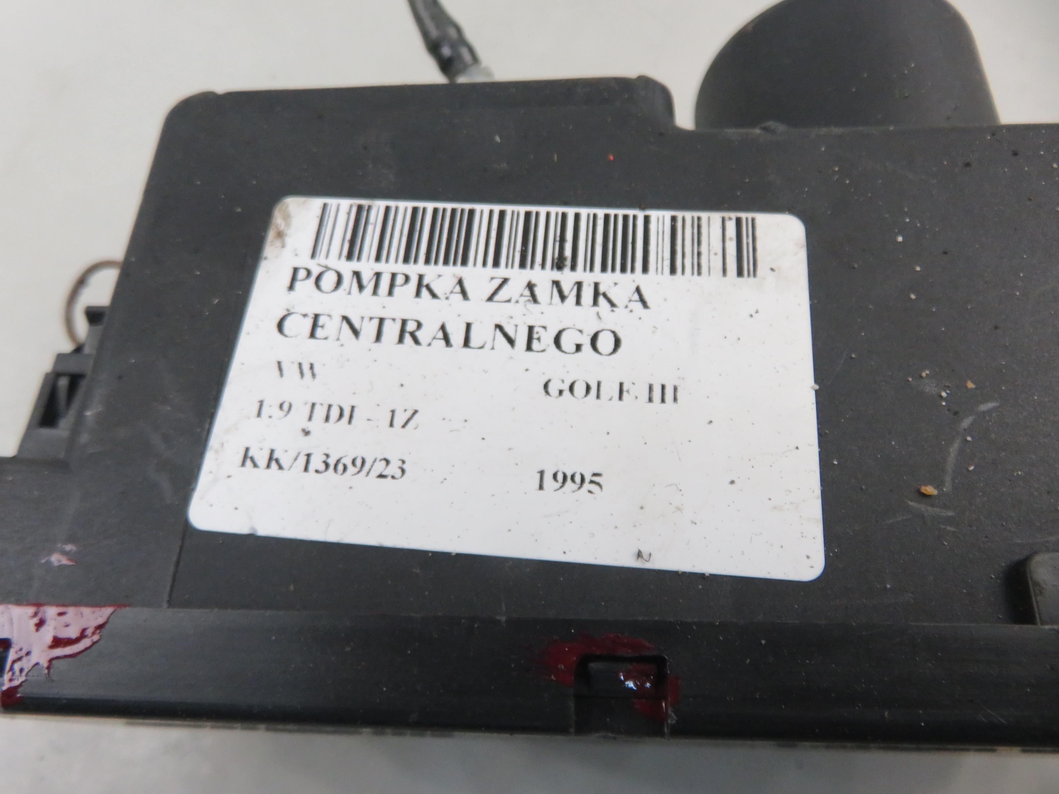 VOLKSWAGEN Golf 3 generation (1991-1998) Centrinio užrakto vakuuminė pompa 1H0962257G 23820007