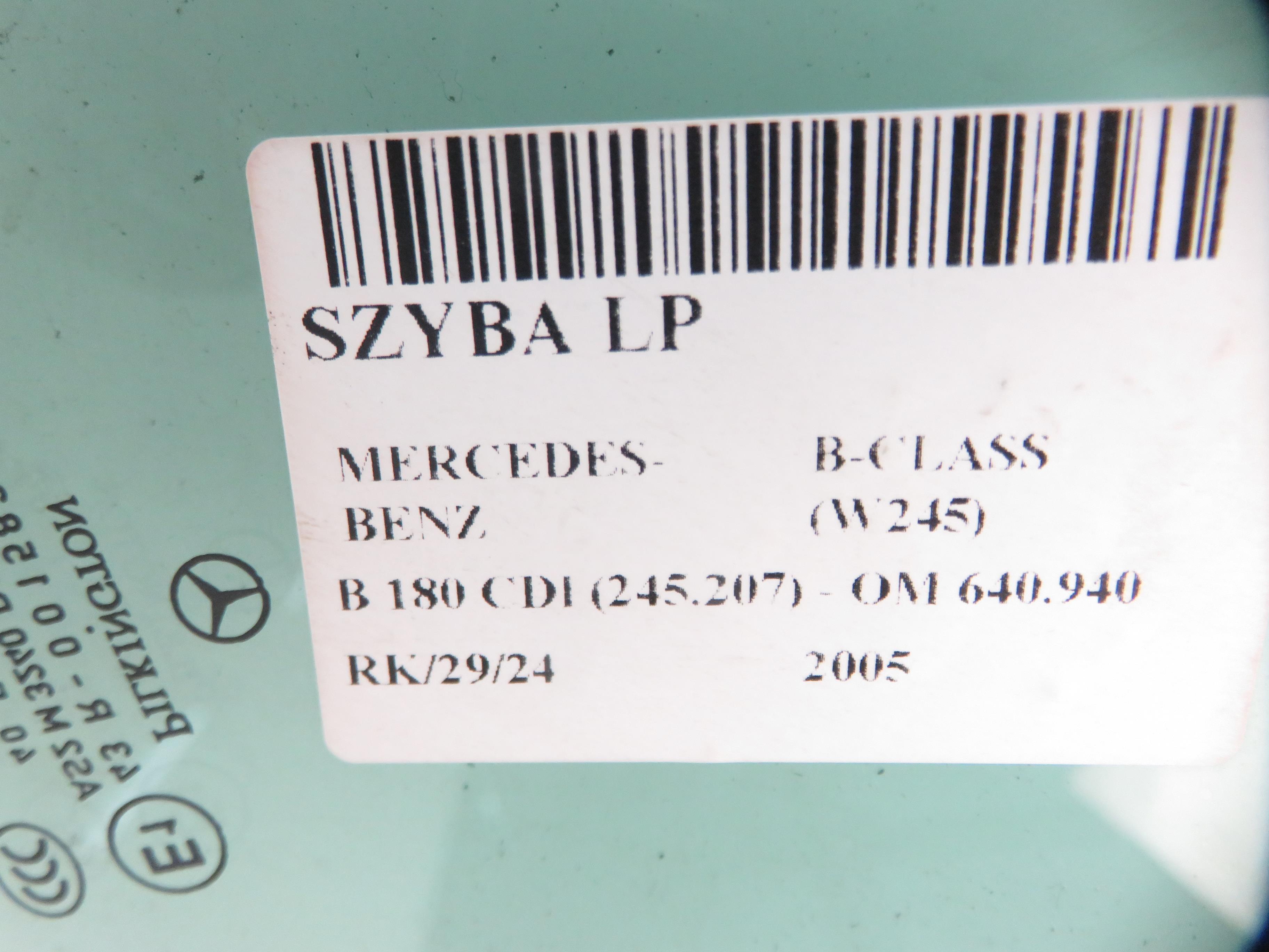 MERCEDES-BENZ B-Class W245 (2005-2011) Фортка передняя левая 23832468