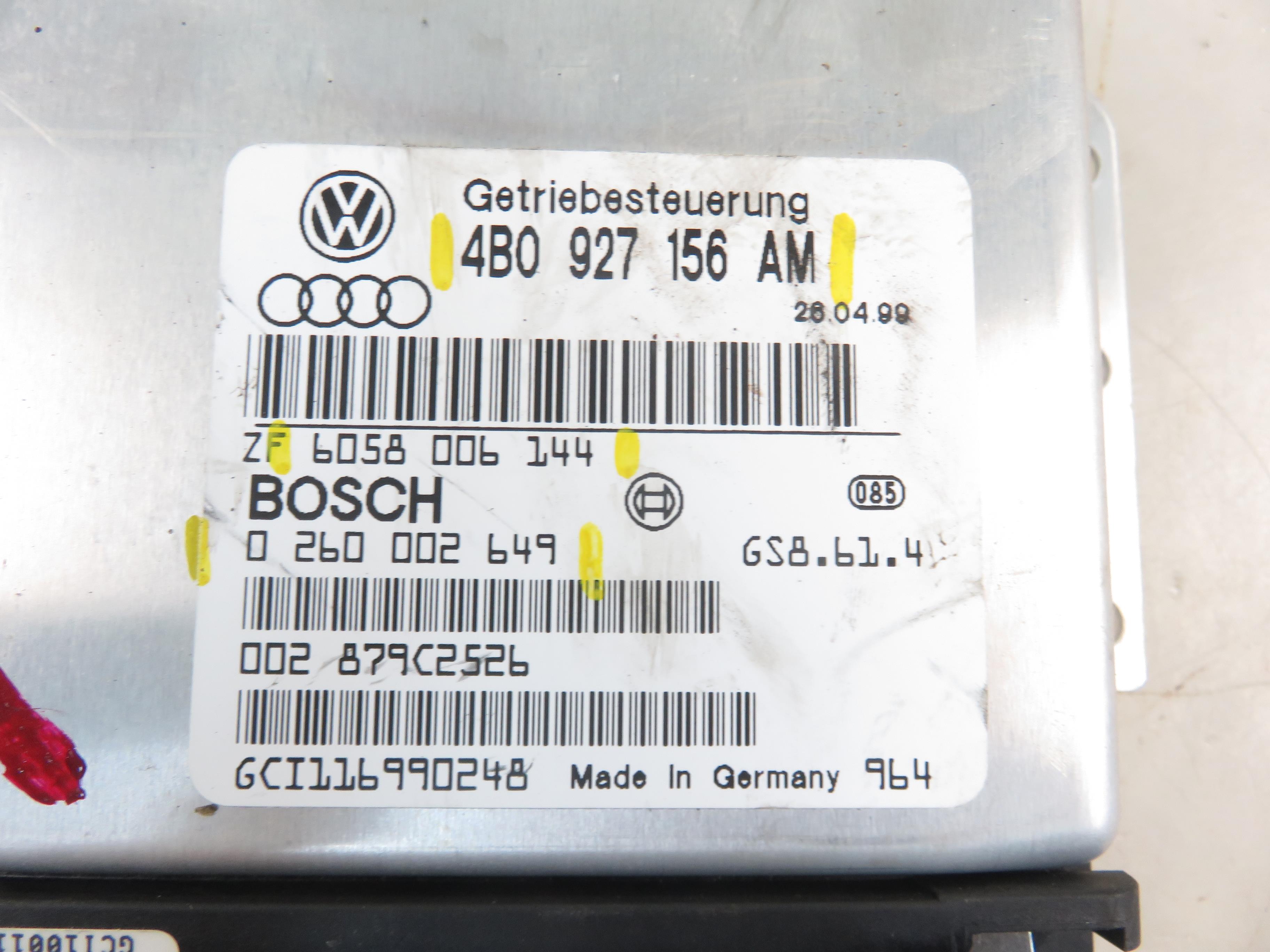 AUDI A6 C5/4B (1997-2004) Gear Distribution Box Control Unit 4B0927156AM, 6058006144, 0260002649 23820130