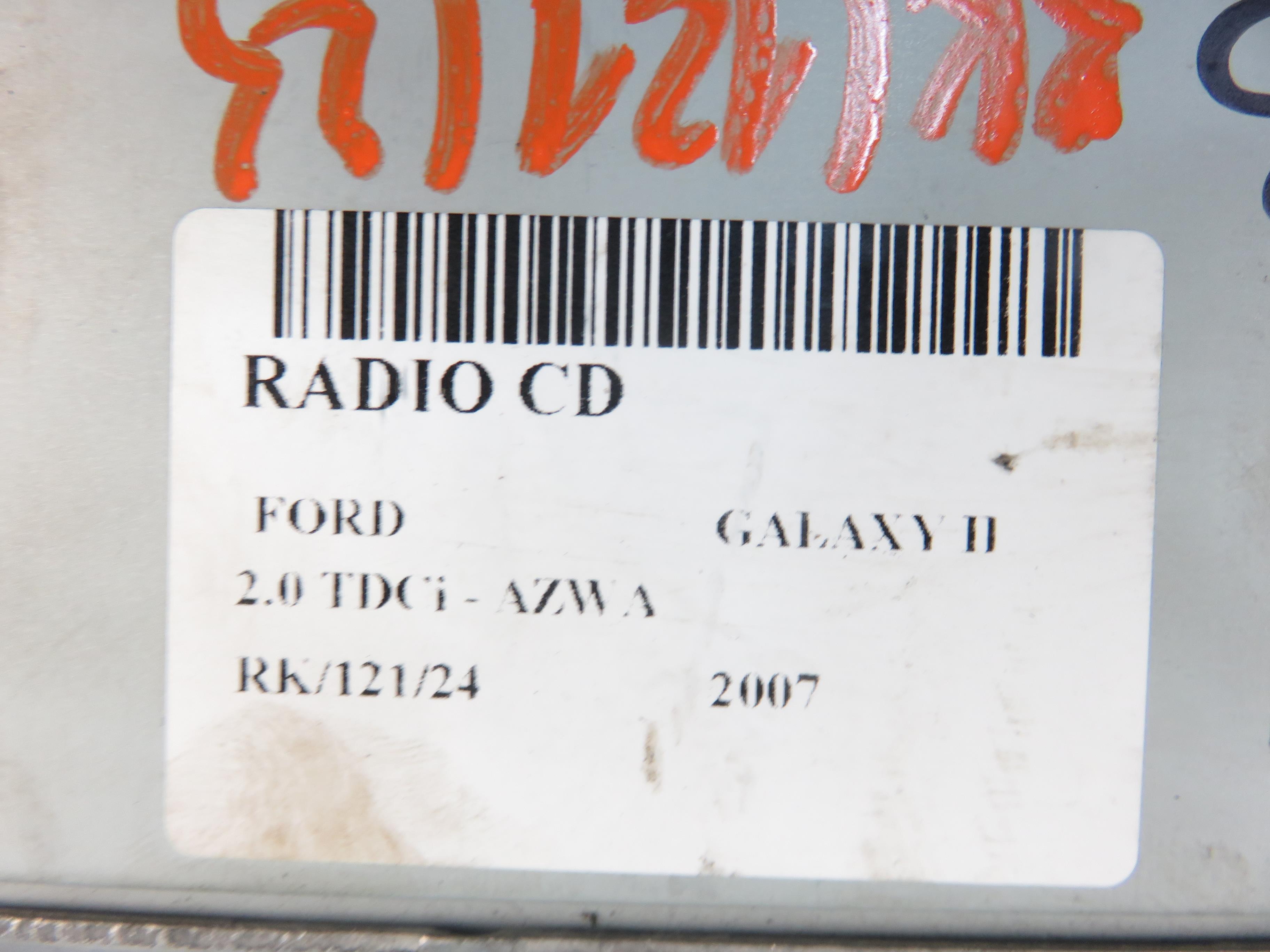 FORD Galaxy 2 generation (2006-2015) Muzikos grotuvas be navigacijos 6M2T18K931AF 23820027