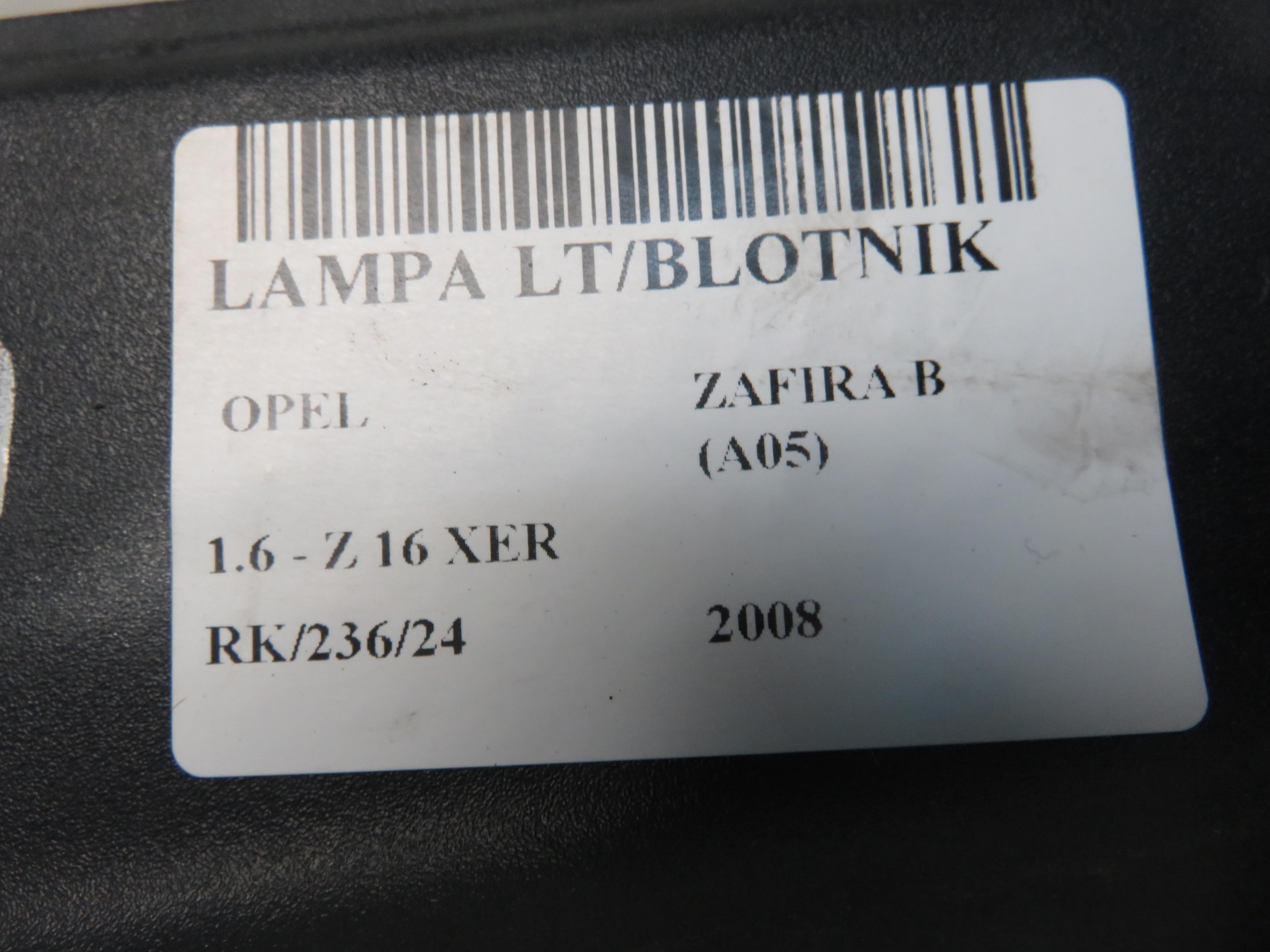OPEL Zafira B (2005-2010) Rear Left Taillight 13260853 23820233