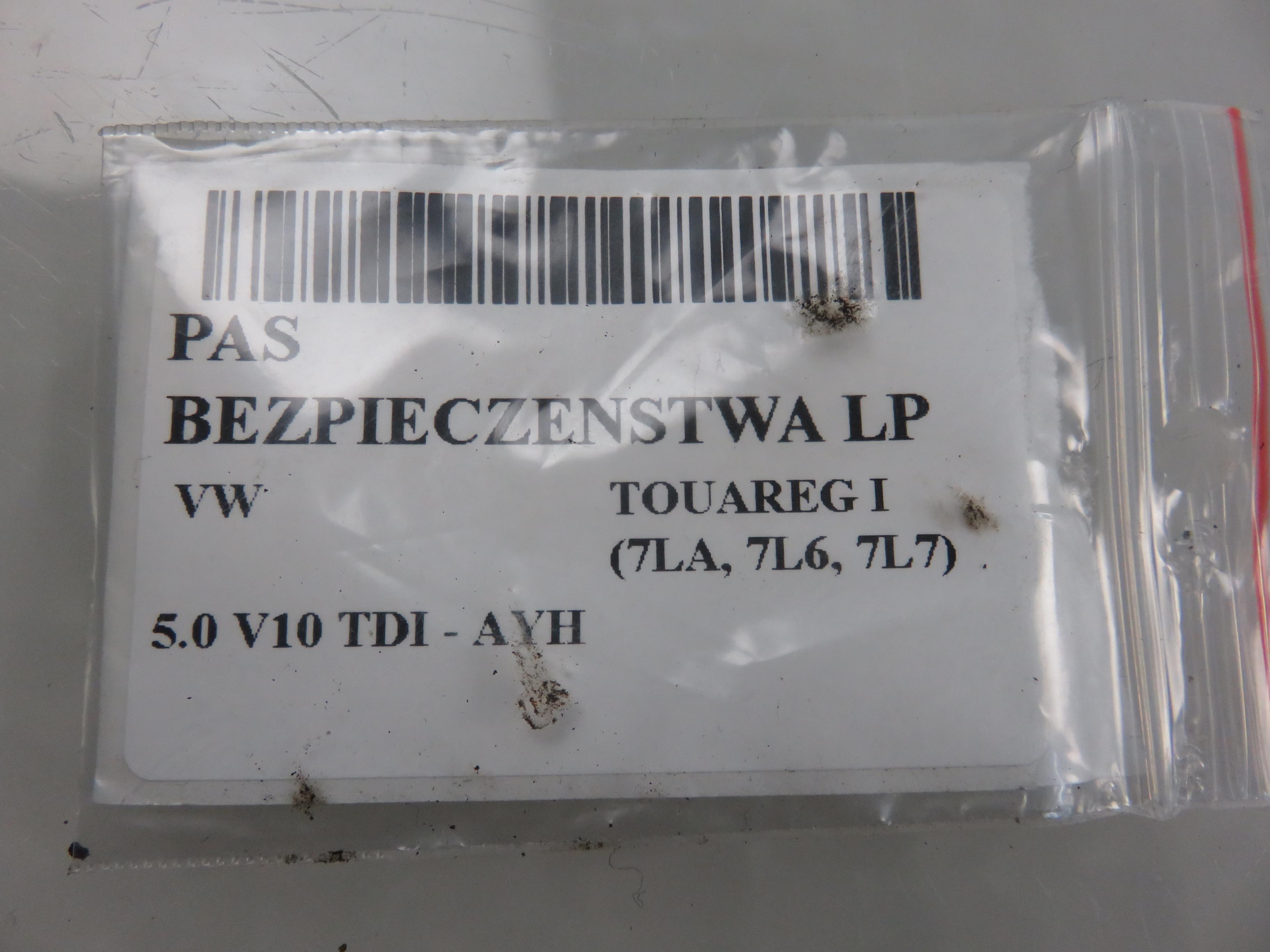 VOLKSWAGEN Touareg 1 generation (2002-2010) Ceinture de sécurité avant gauche 7L0857705D 23983914