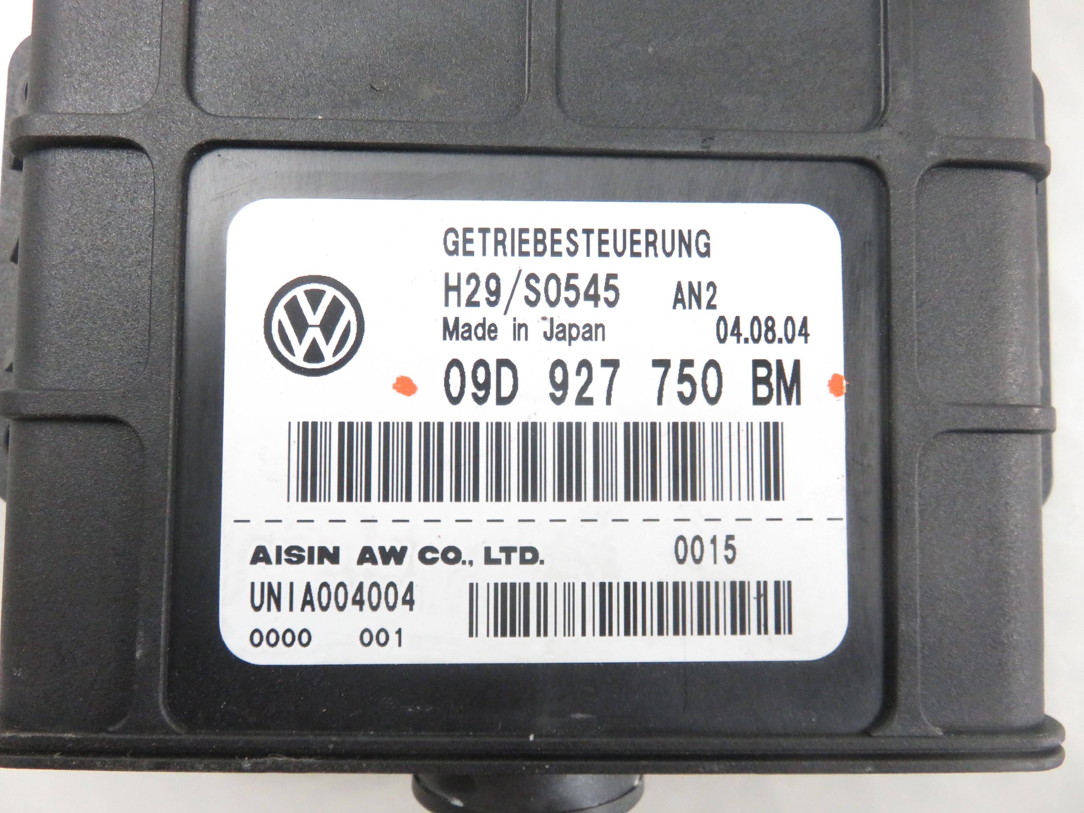 VOLKSWAGEN Touareg 1 generation (2002-2010) Unité de commande de boîte de distribution d'engrenages 09D927750BM 23855761