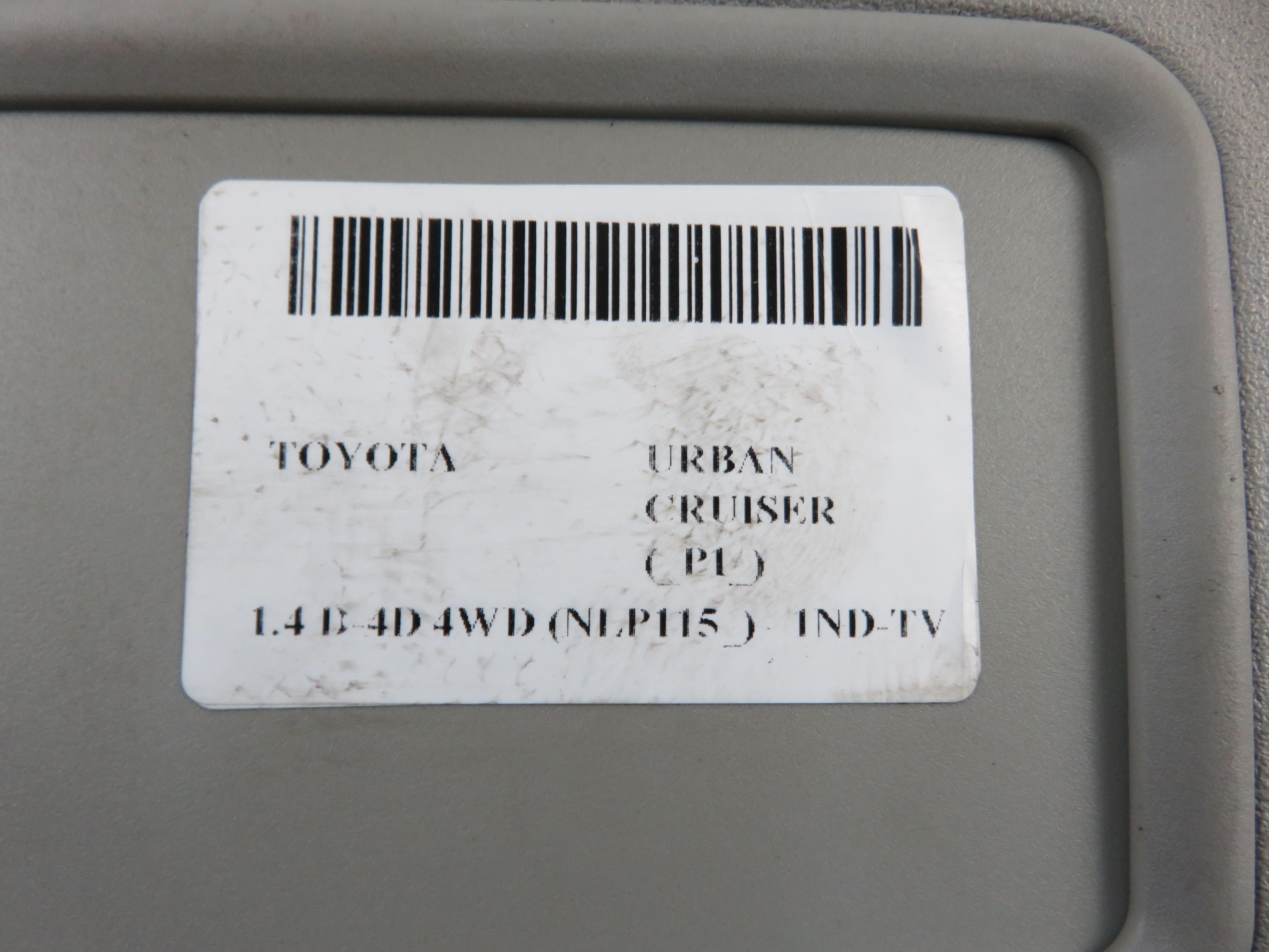 TOYOTA Urban Cruiser 1 generation (2008-2020) Solbeskyttelsessett 24840276