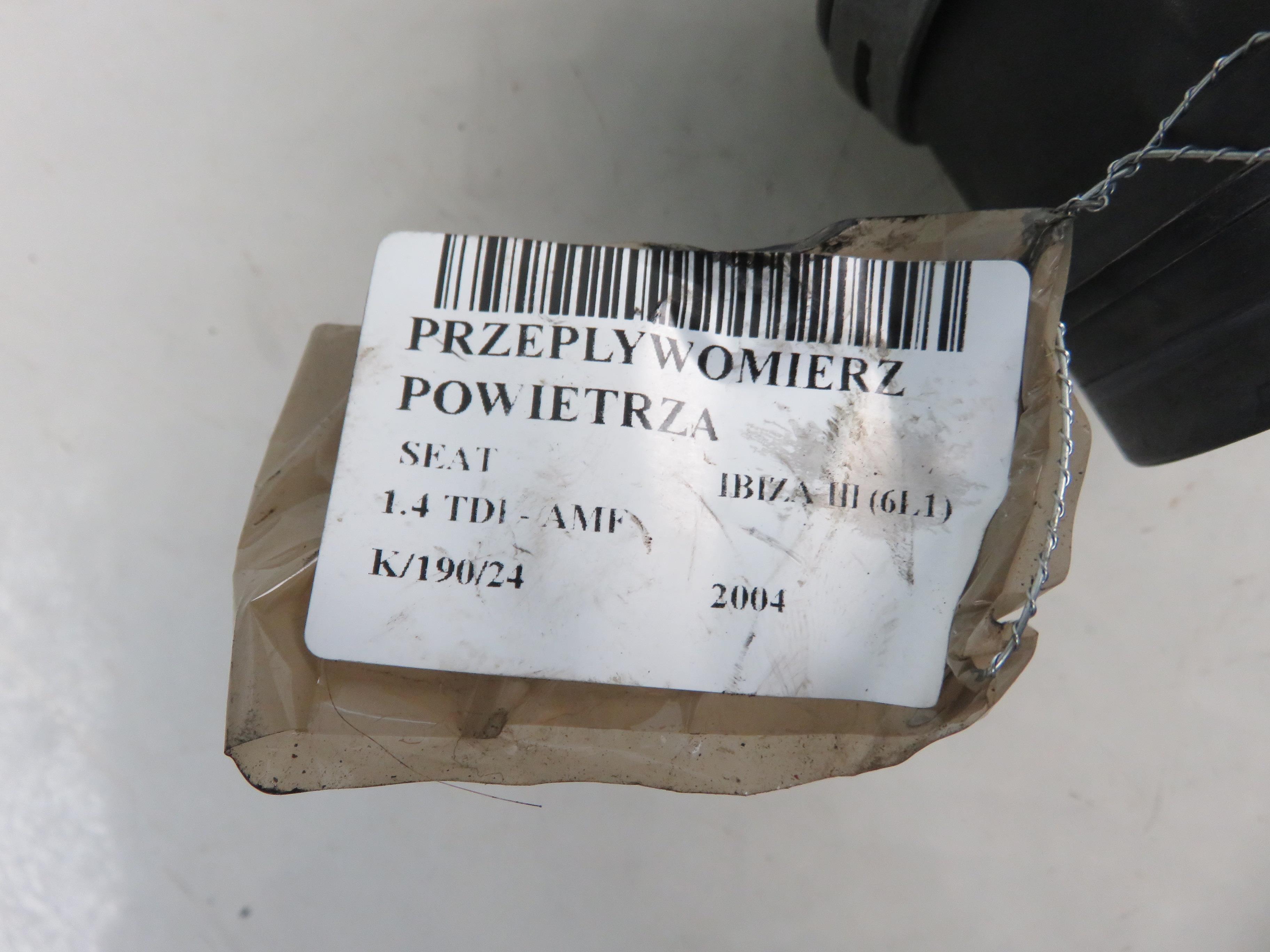 SEAT Ibiza 3 generation (2002-2008) Masseluftstrømssensor MAF F00C2G2055,0281002531,038906461B 25289818