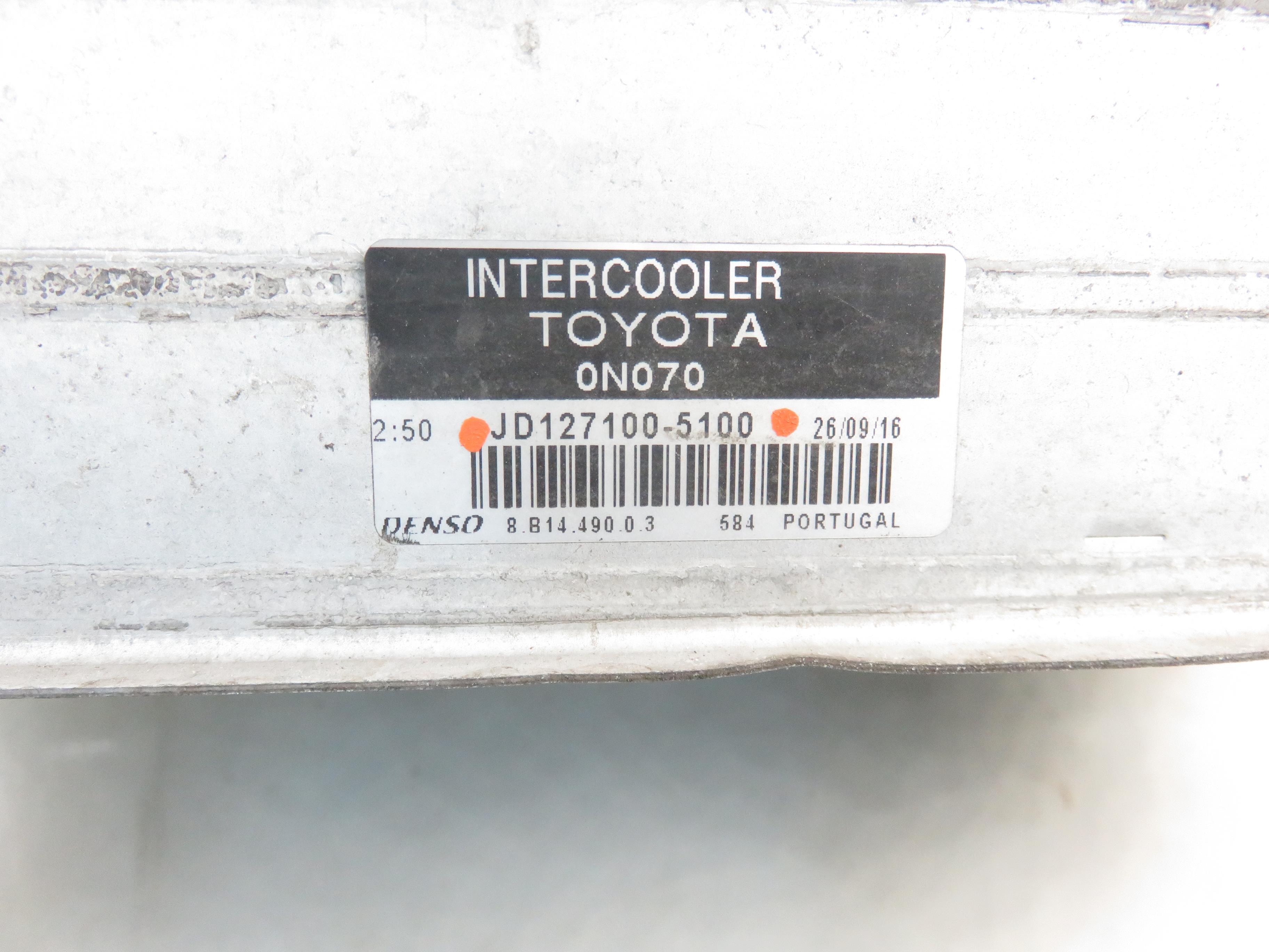 TOYOTA Urban Cruiser 1 generation (2008-2020) Intercooler Radiator JD1271005100 24246460