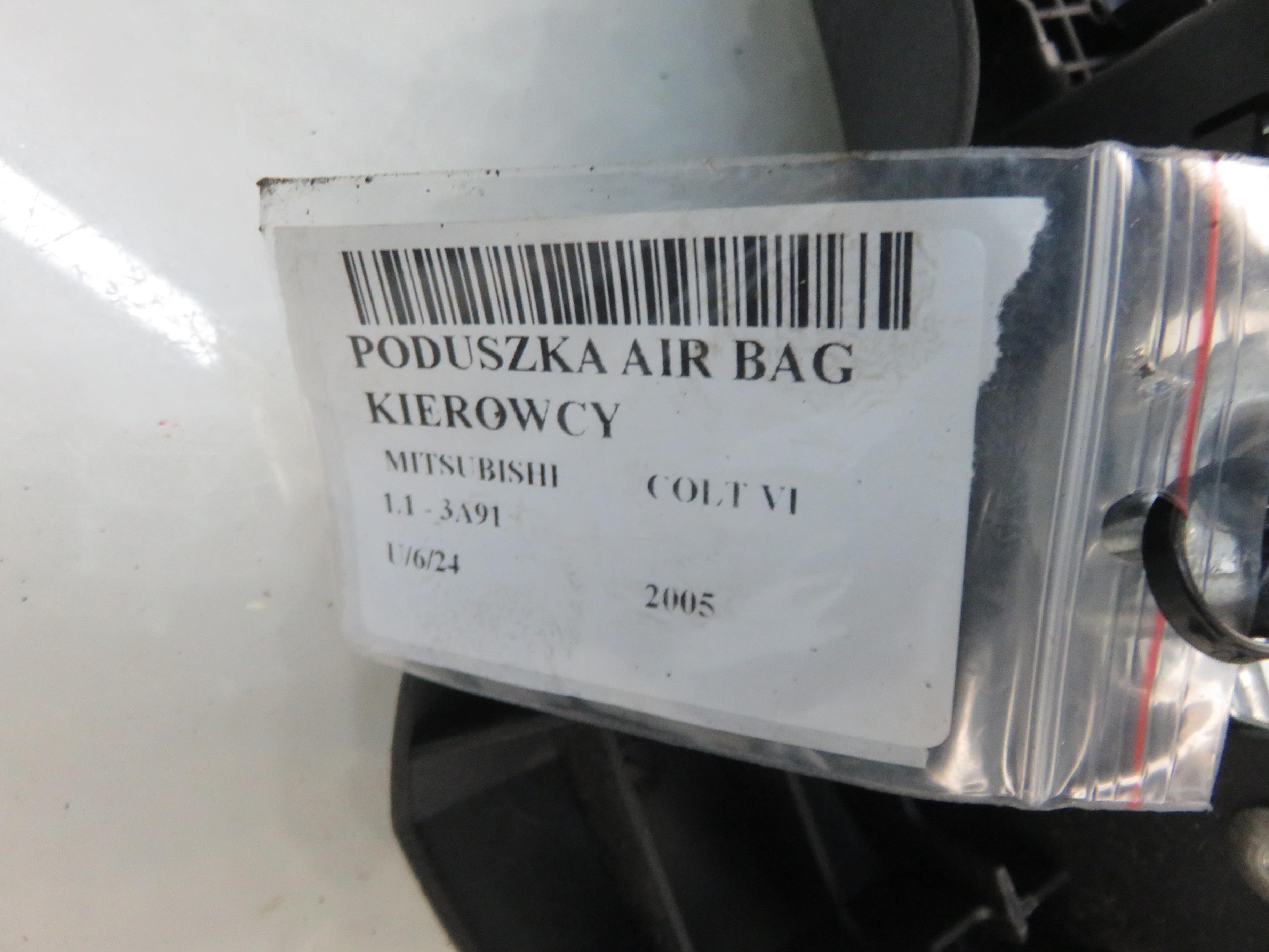 MITSUBISHI Colt 6 generation (2002-2013) Steering Wheel Airbag PMR955203XA 24348929