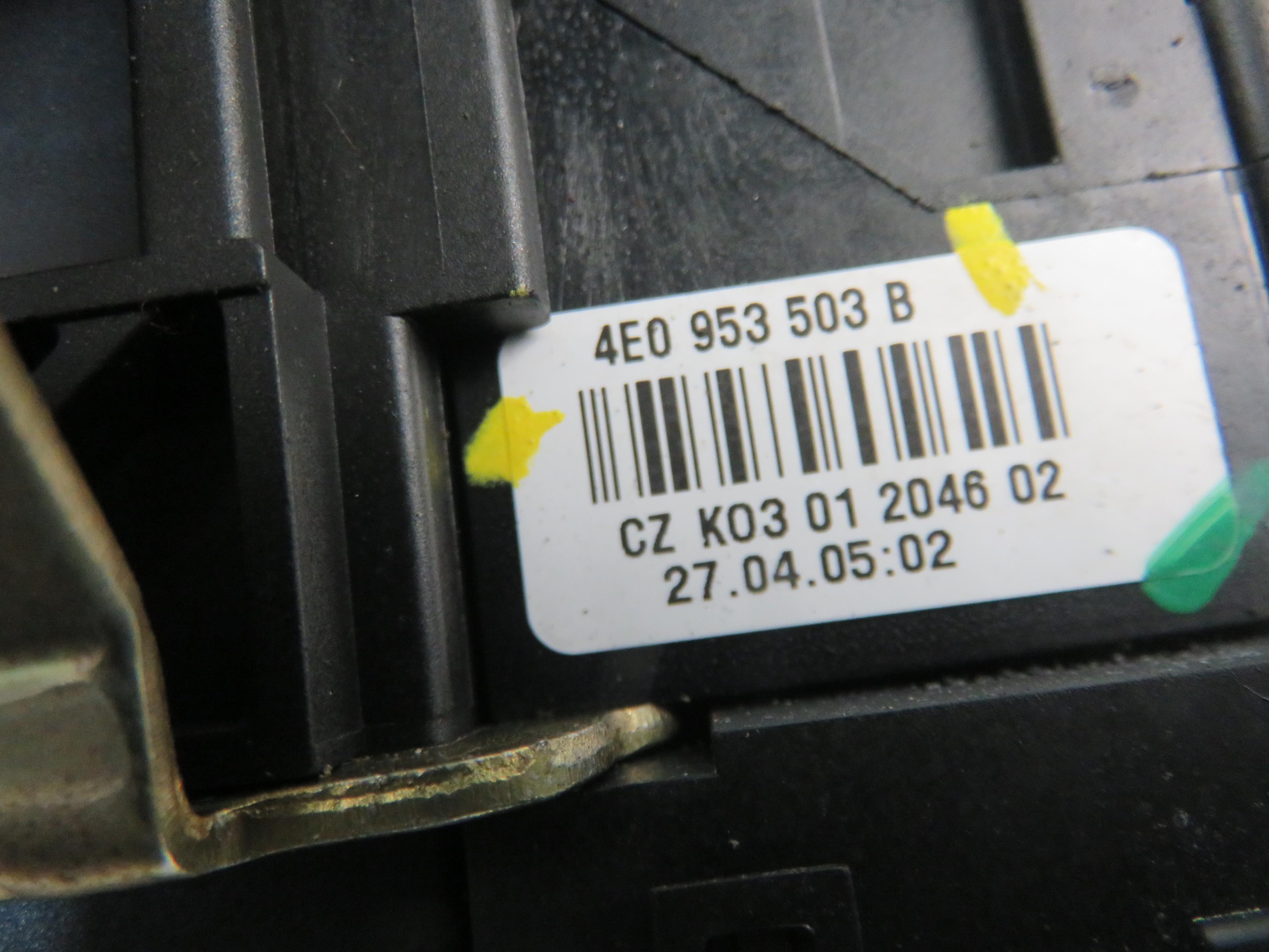 AUDI A6 C6/4F (2004-2011) Switches 4E0953503B, 4E0953521, 4F0953549A 24349225