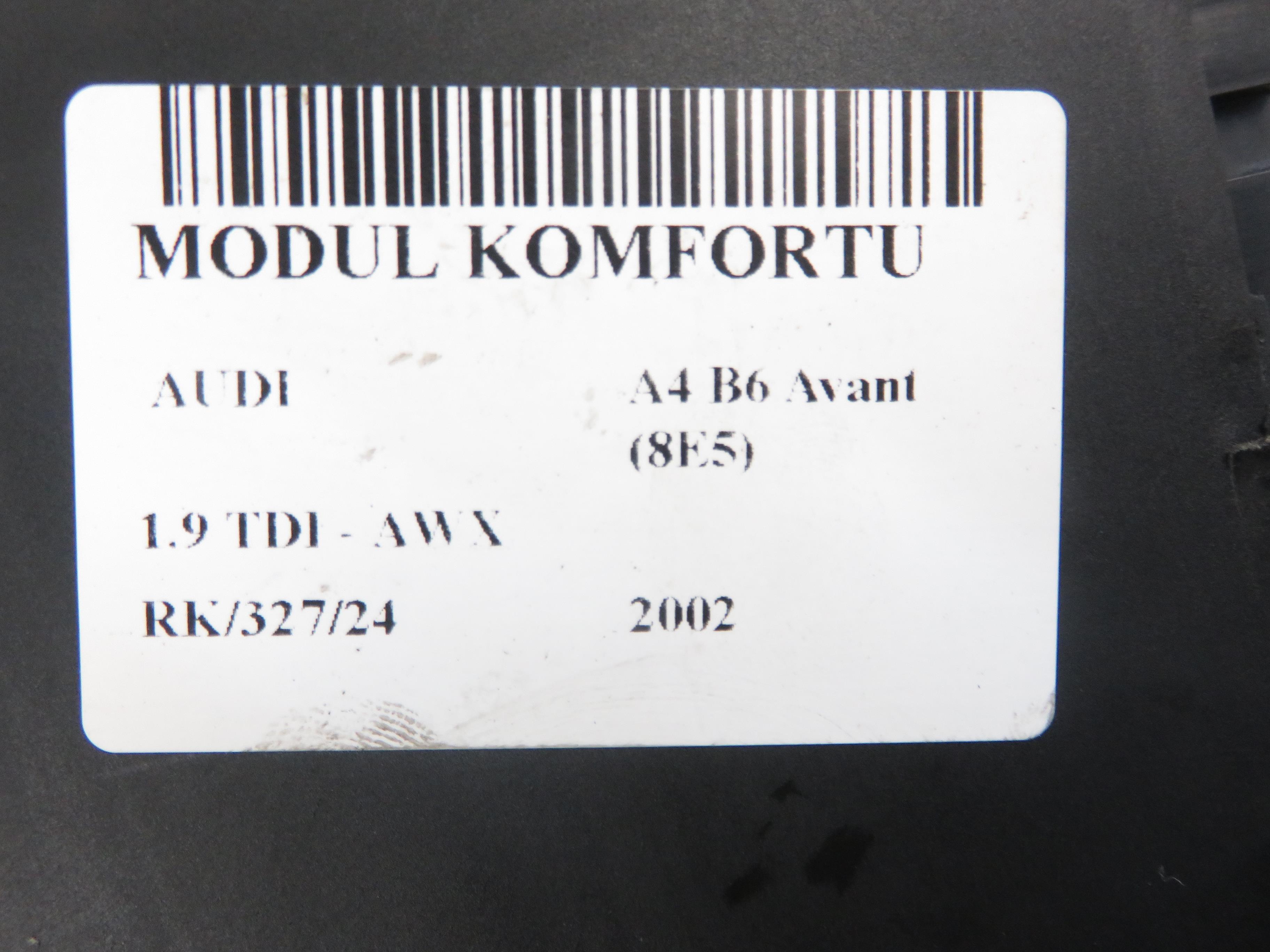 AUDI A4 B6/8E (2000-2005) Komforto valdymo blokas 8E0959433AE 24397829