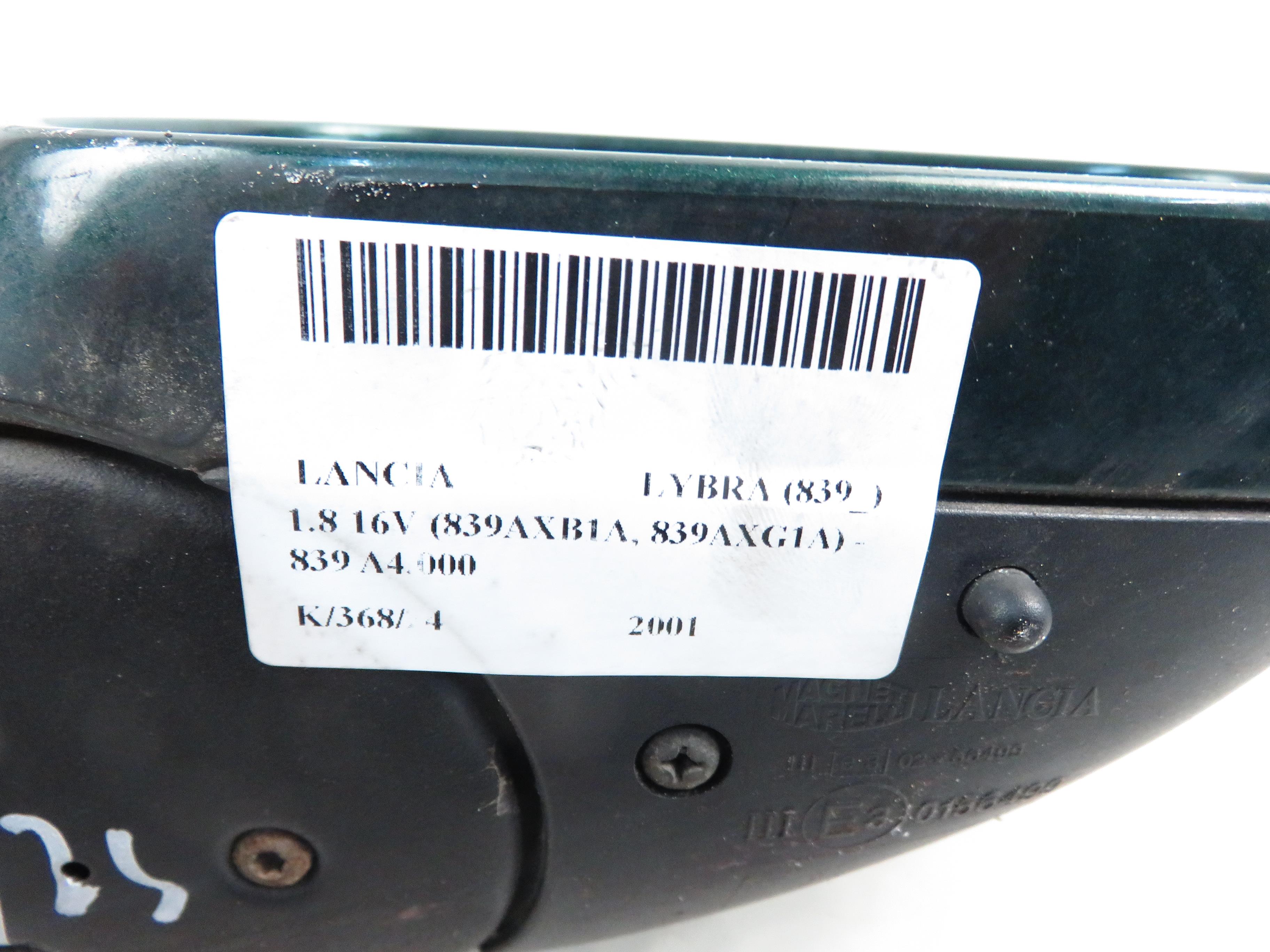 LANCIA Lybra 1 generation (1999-2006) Right Side Wing Mirror 24349177