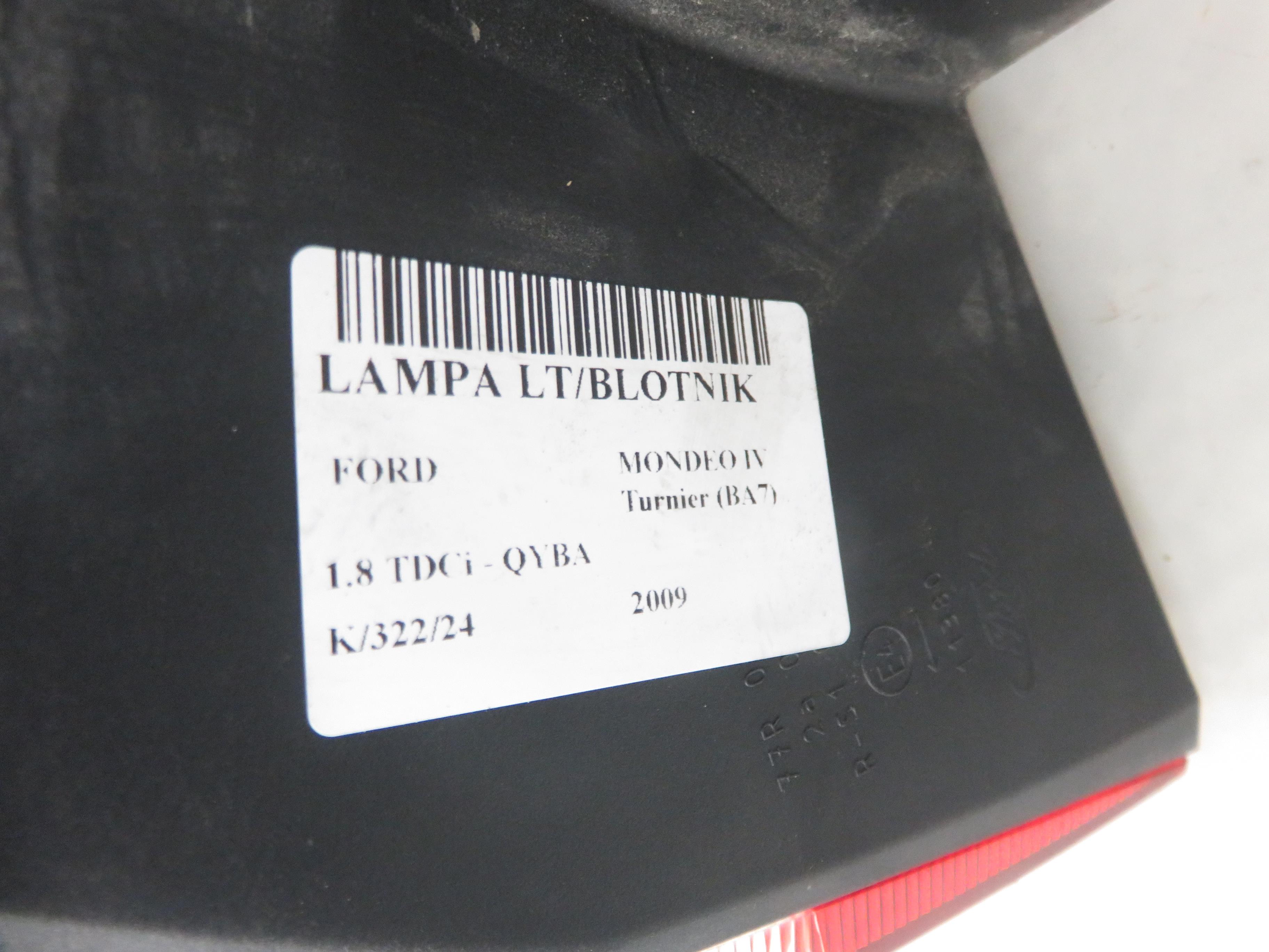 FORD Mondeo 4 generation (2007-2015) Фонарь задний левый 7S7113405B 24784948
