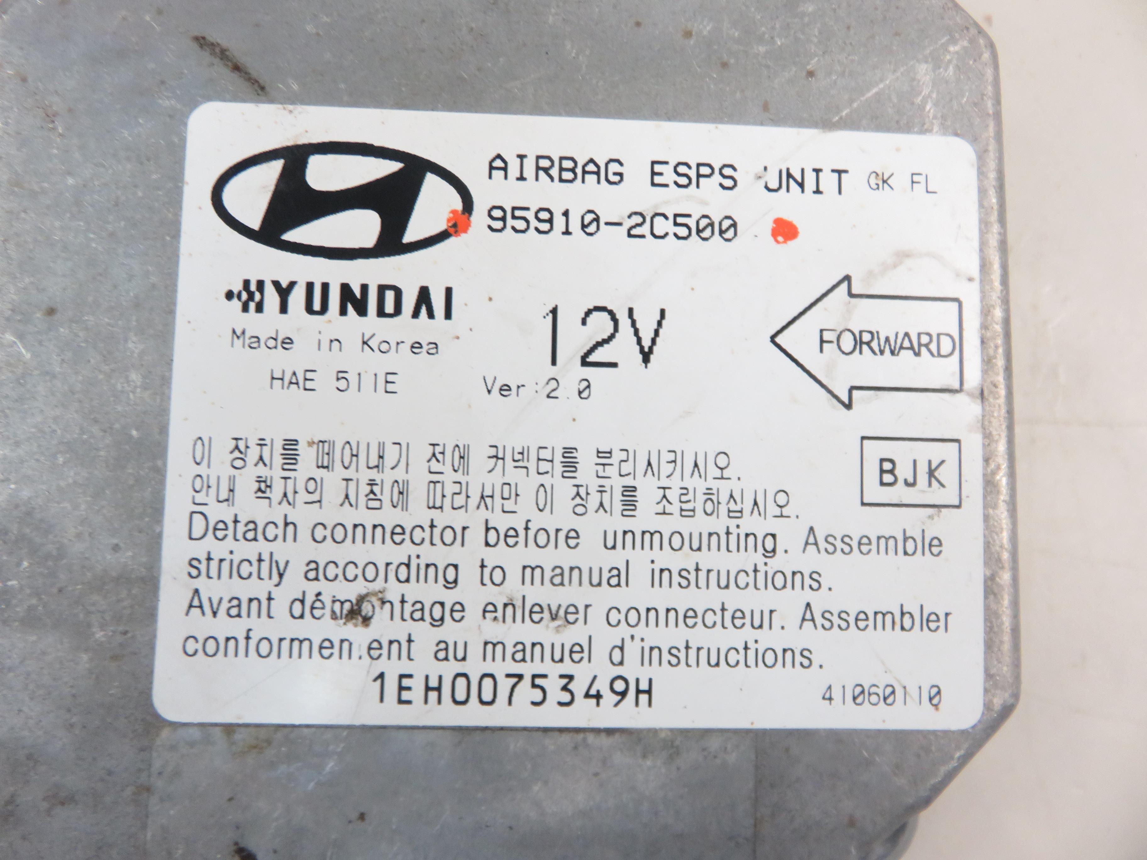 HYUNDAI GK (2 generation) (2001-2009) SRS Control Unit 959102C500 24694283