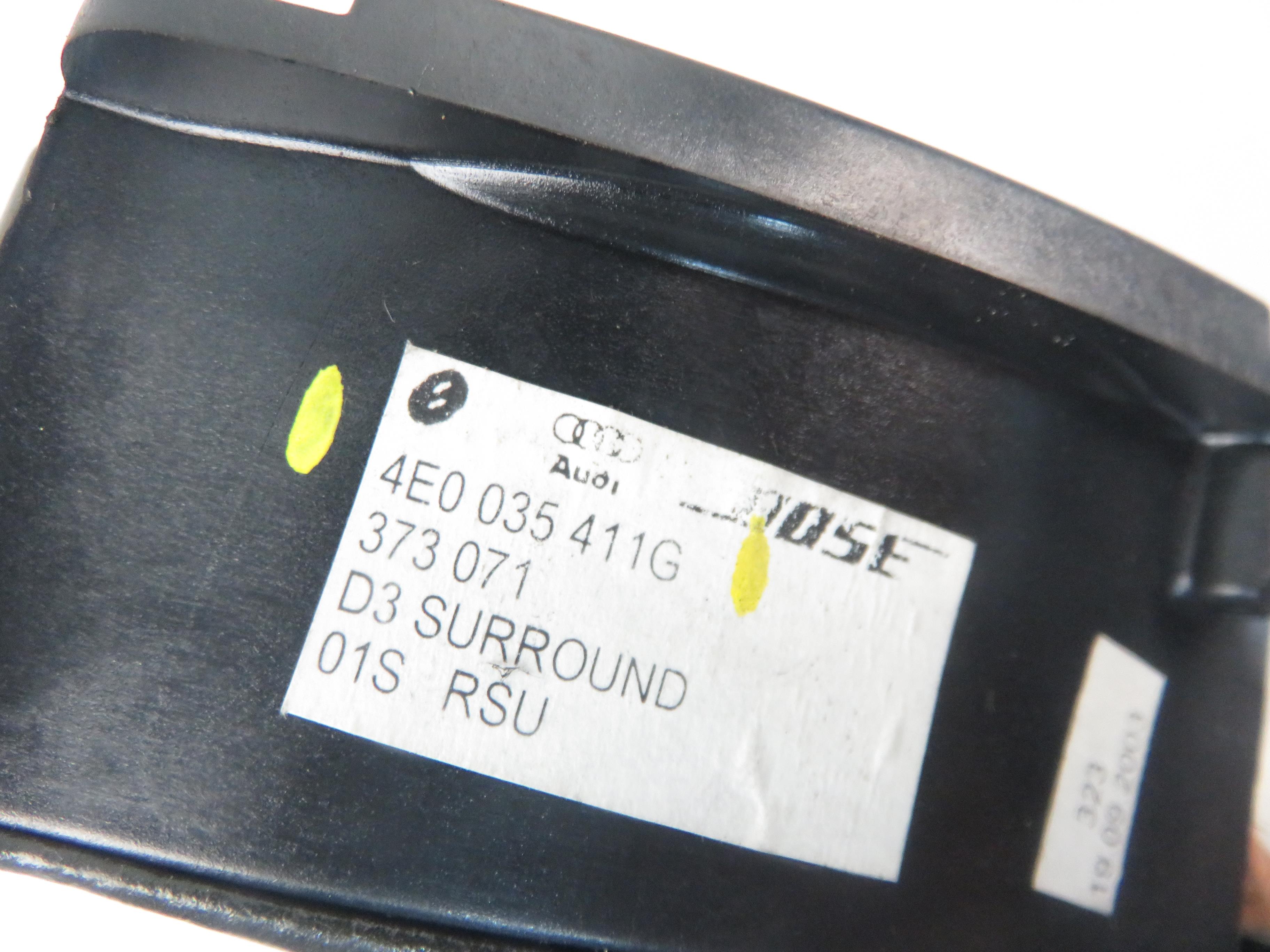 AUDI A8 D3/4E (2002-2010) Dešinės pusės žemųjų dažnių garsiakalbis po sėdyne 4E0035412A, 4E0035411H, 4E0035411A 24458983