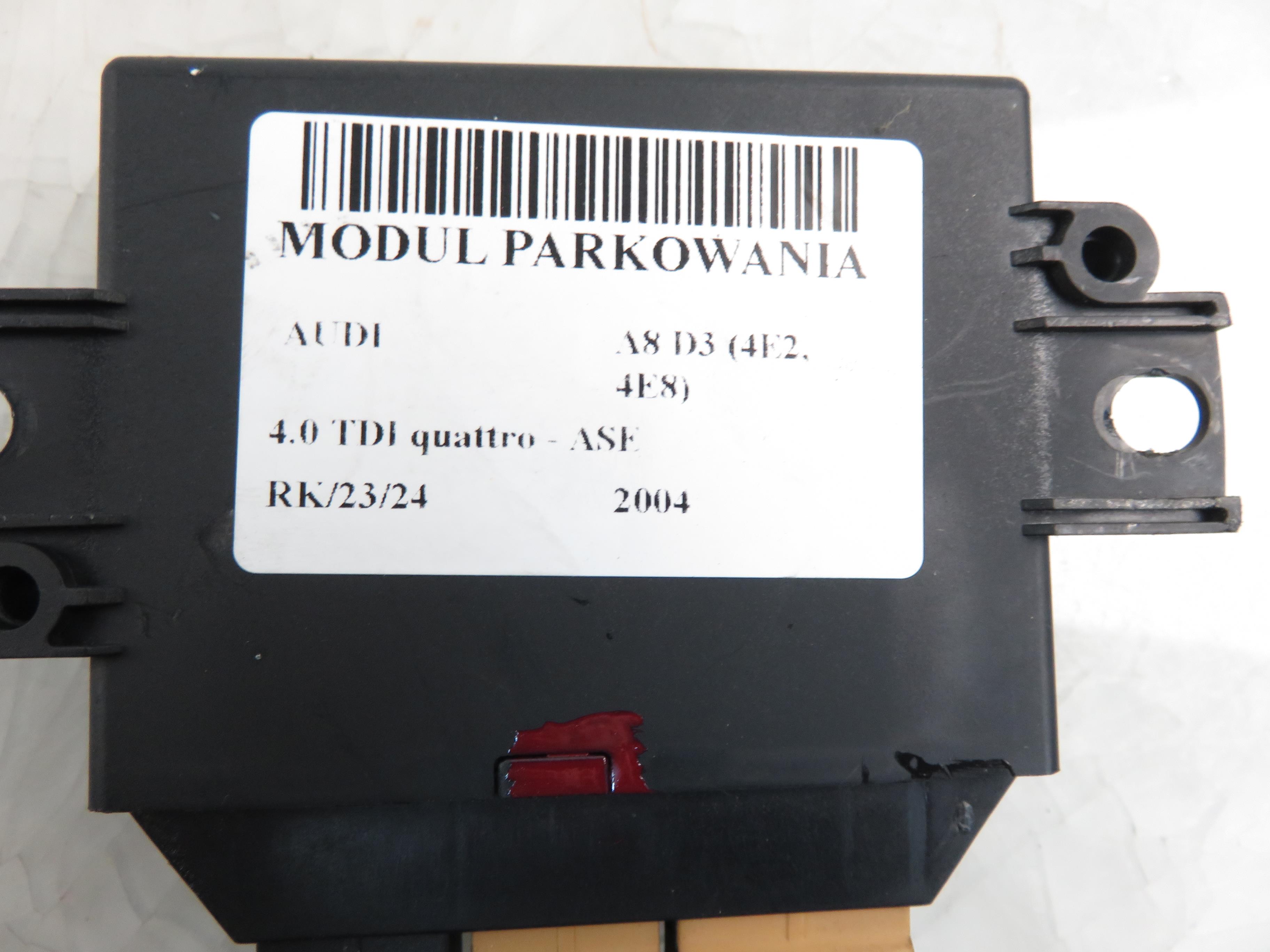 AUDI A8 D3/4E (2002-2010) PDC parkeringsavståndskontrollenhet 4E0910283, 4E0919283A 24670951