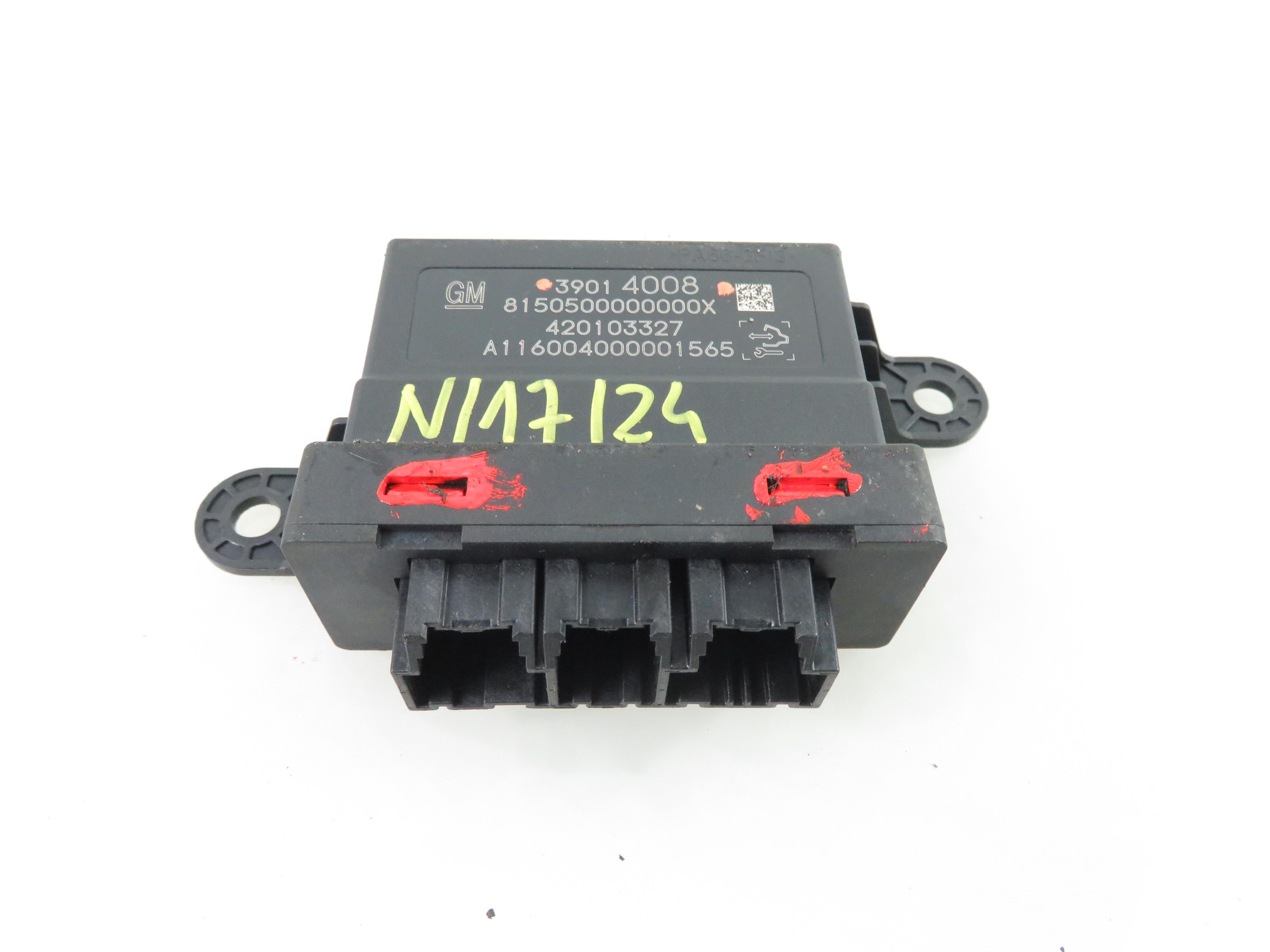 OPEL Astra K (2015-2021) PDC Parking Distance Control Unit 39014008 24670843