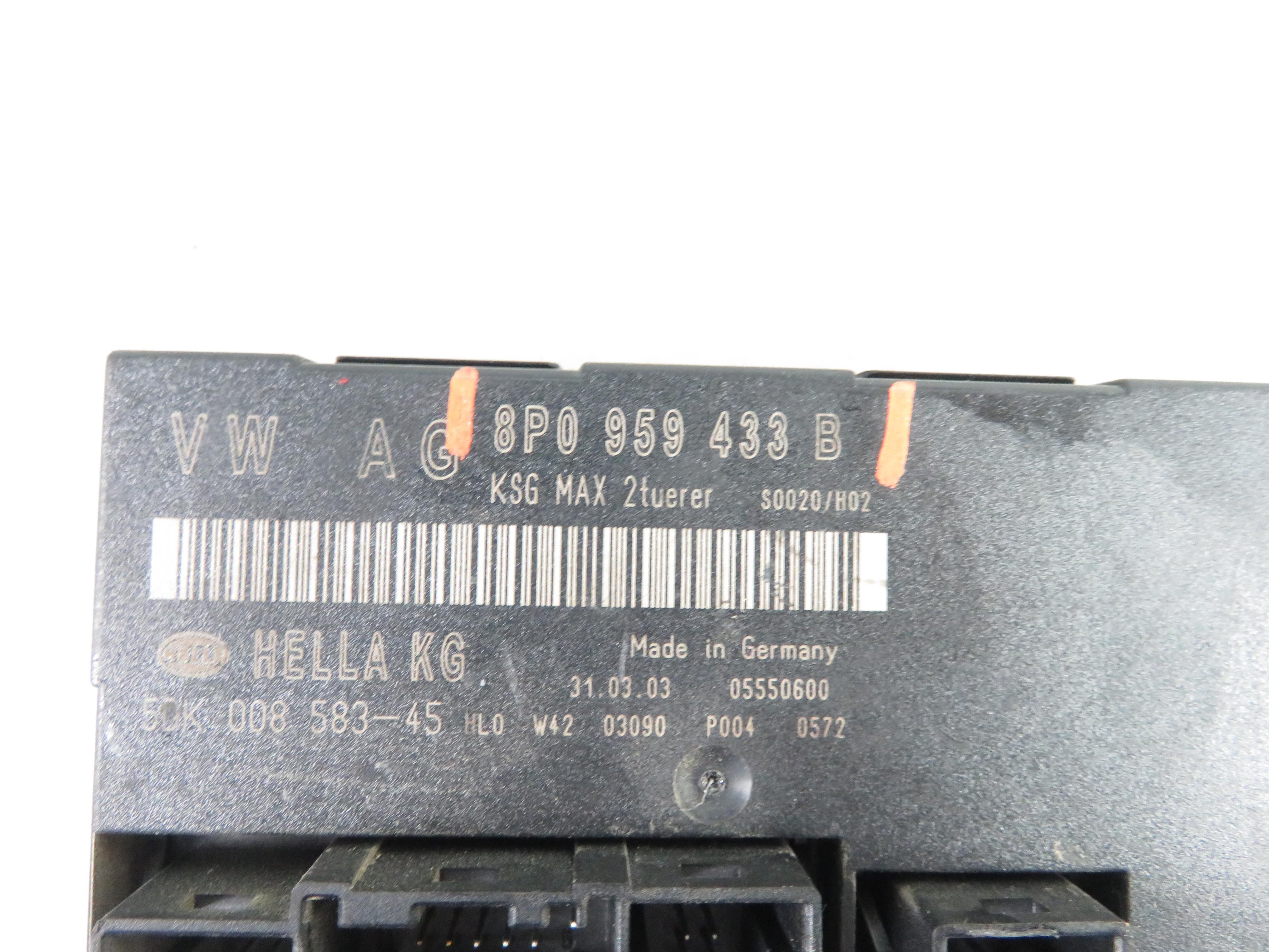 AUDI A3 8P (2003-2013) Komforta vadības bloks 8P0959433B 24671137