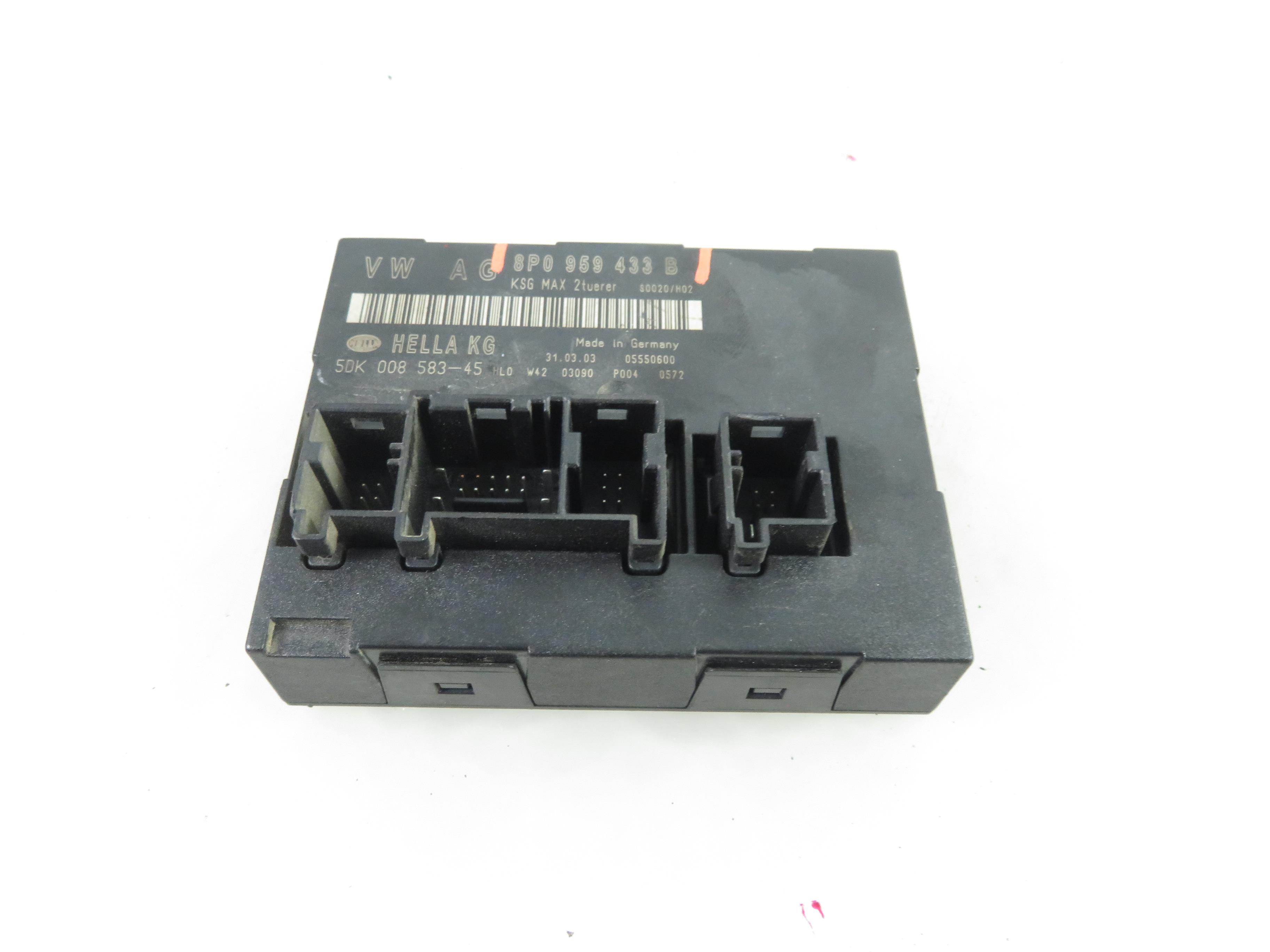 AUDI A3 8P (2003-2013) Comfort Control Unit 8P0959433B 24671137