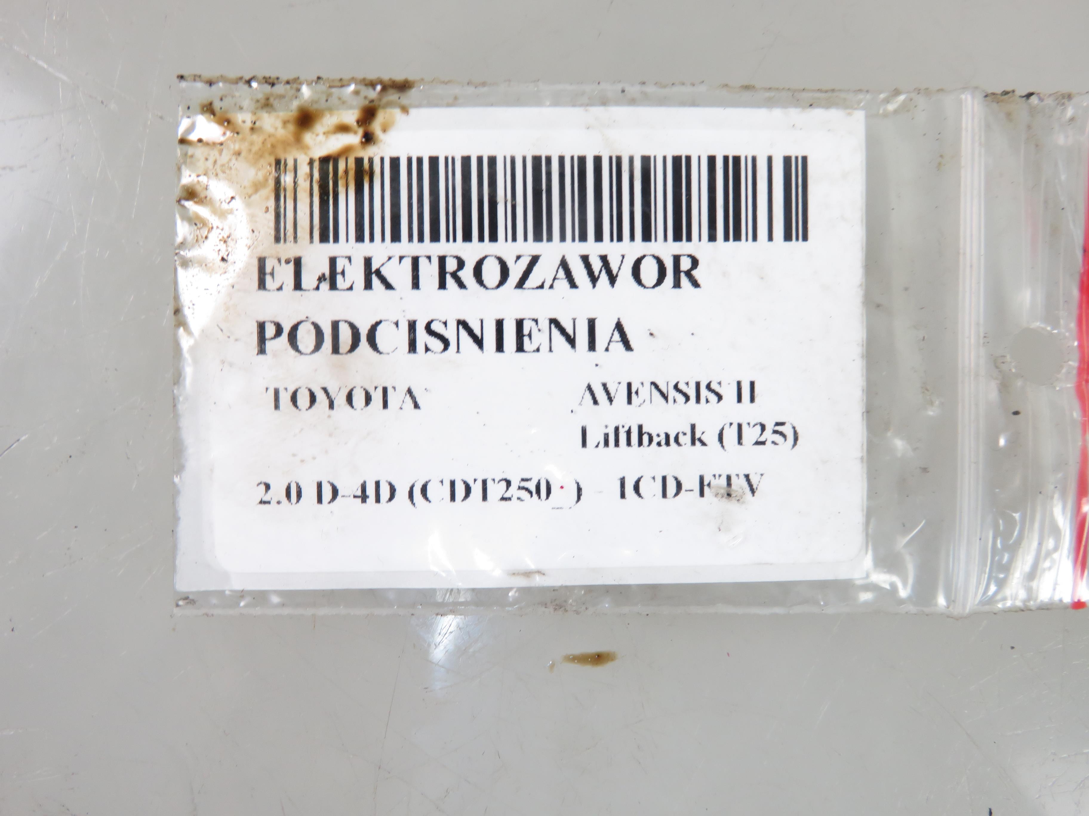 TOYOTA Avensis 2 generation (2002-2009) Electromagnetic valve 2581927050, 1397000850 24677868