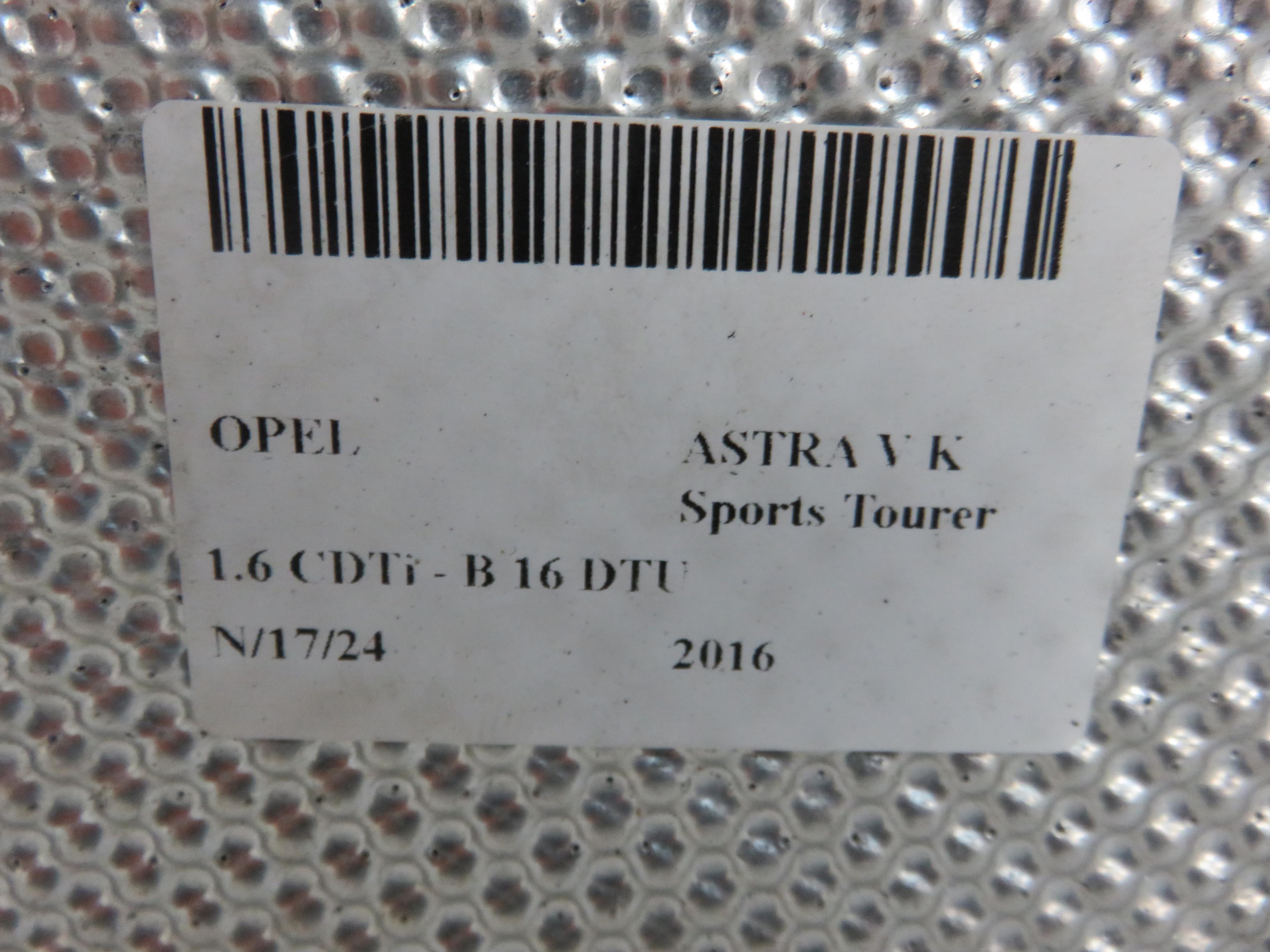 OPEL Astra K (2015-2021) Variklio dangčio (kapoto) garso izoliacija (apsauga) 39034618 24678059